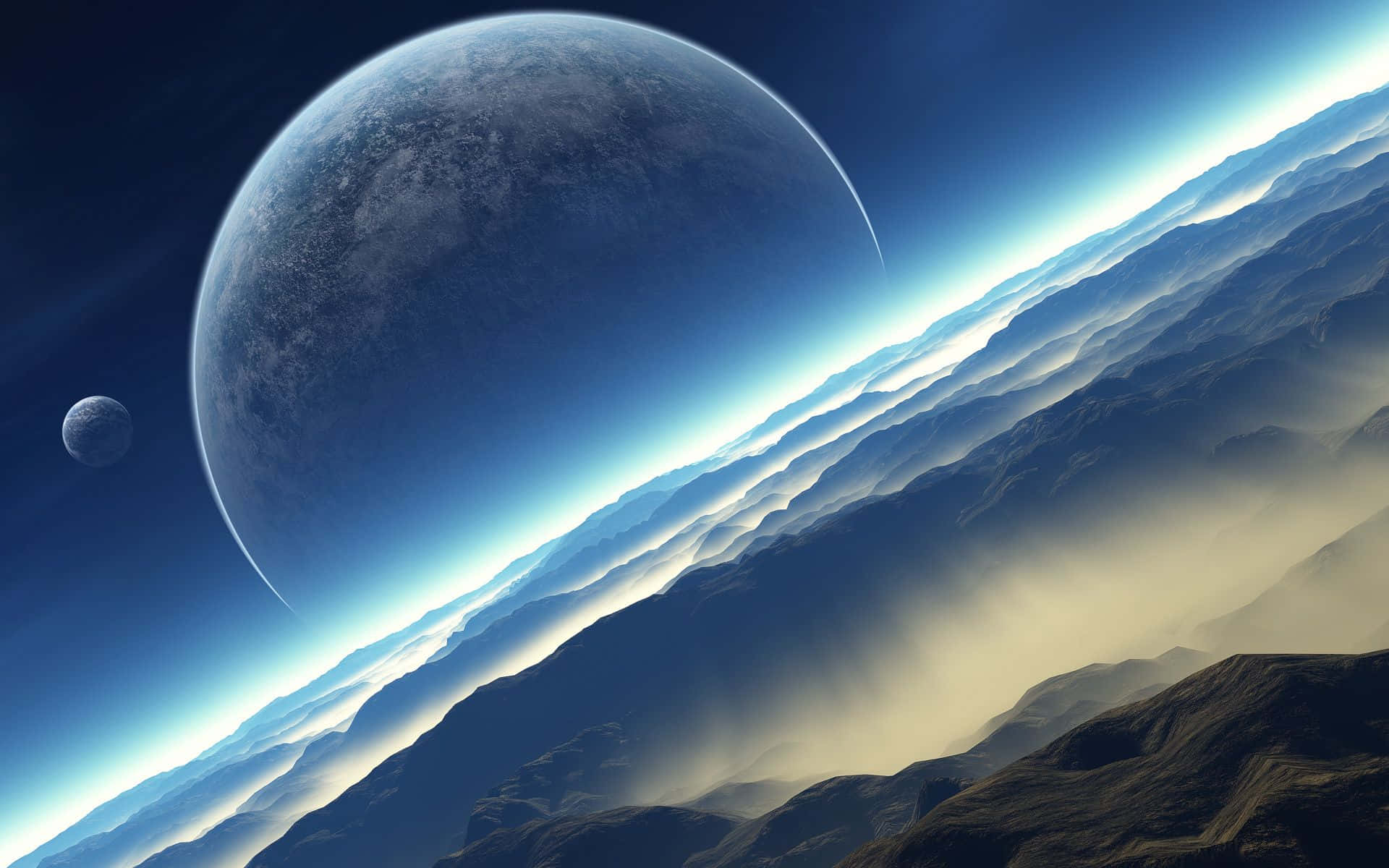 広大な宇宙の眺め 壁紙