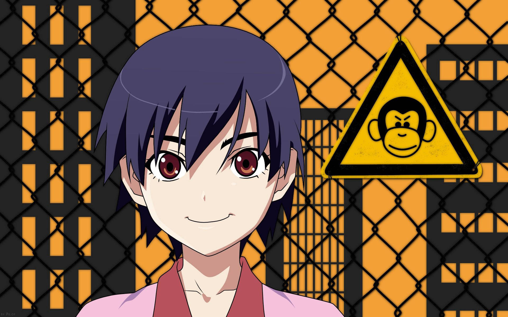 微笑む可愛いアニメ少年の壁紙