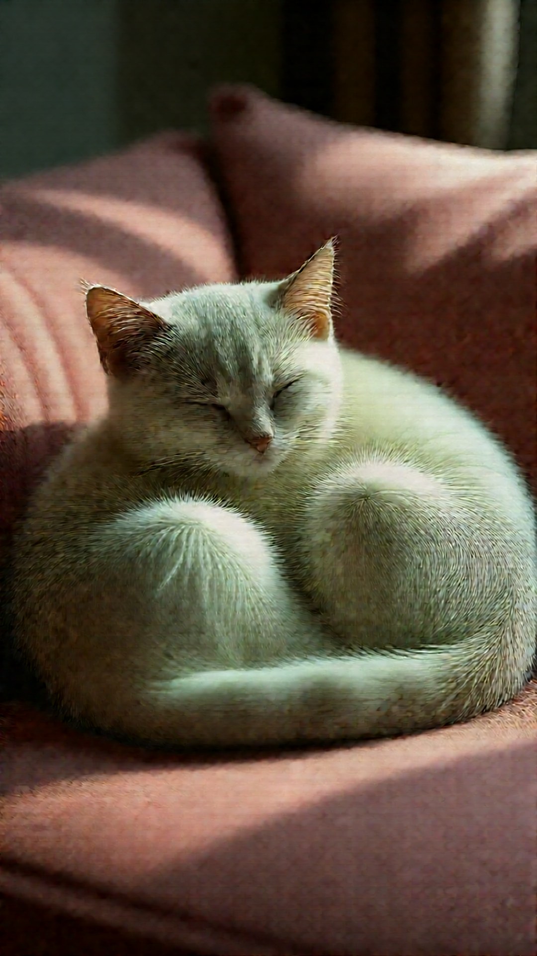 心地よい猫の昼寝 壁紙