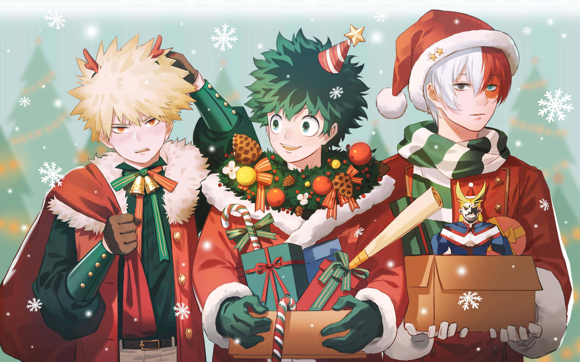 心温まるアニメのクリスマス 壁紙