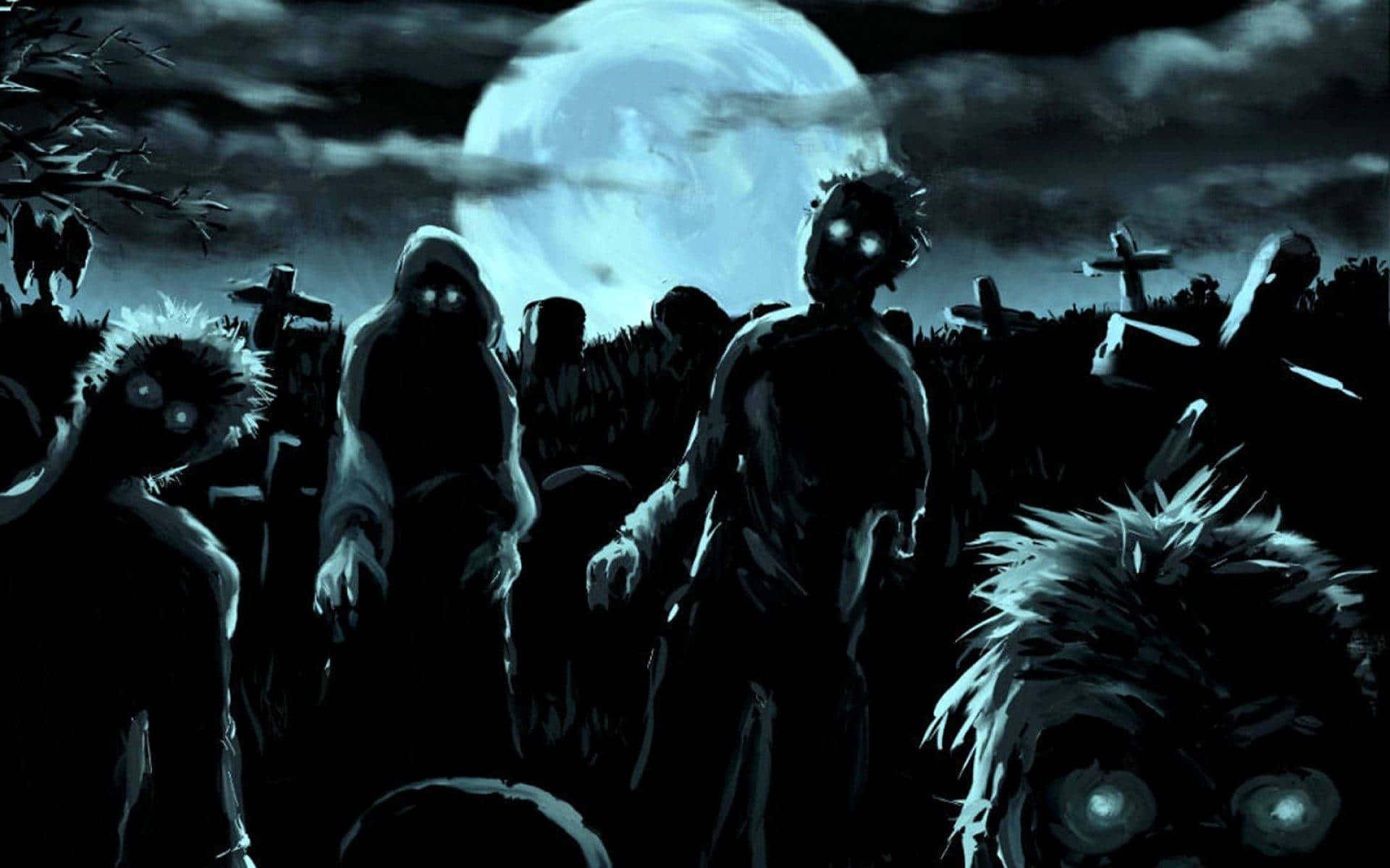 怖いハロウィンの背景 壁紙