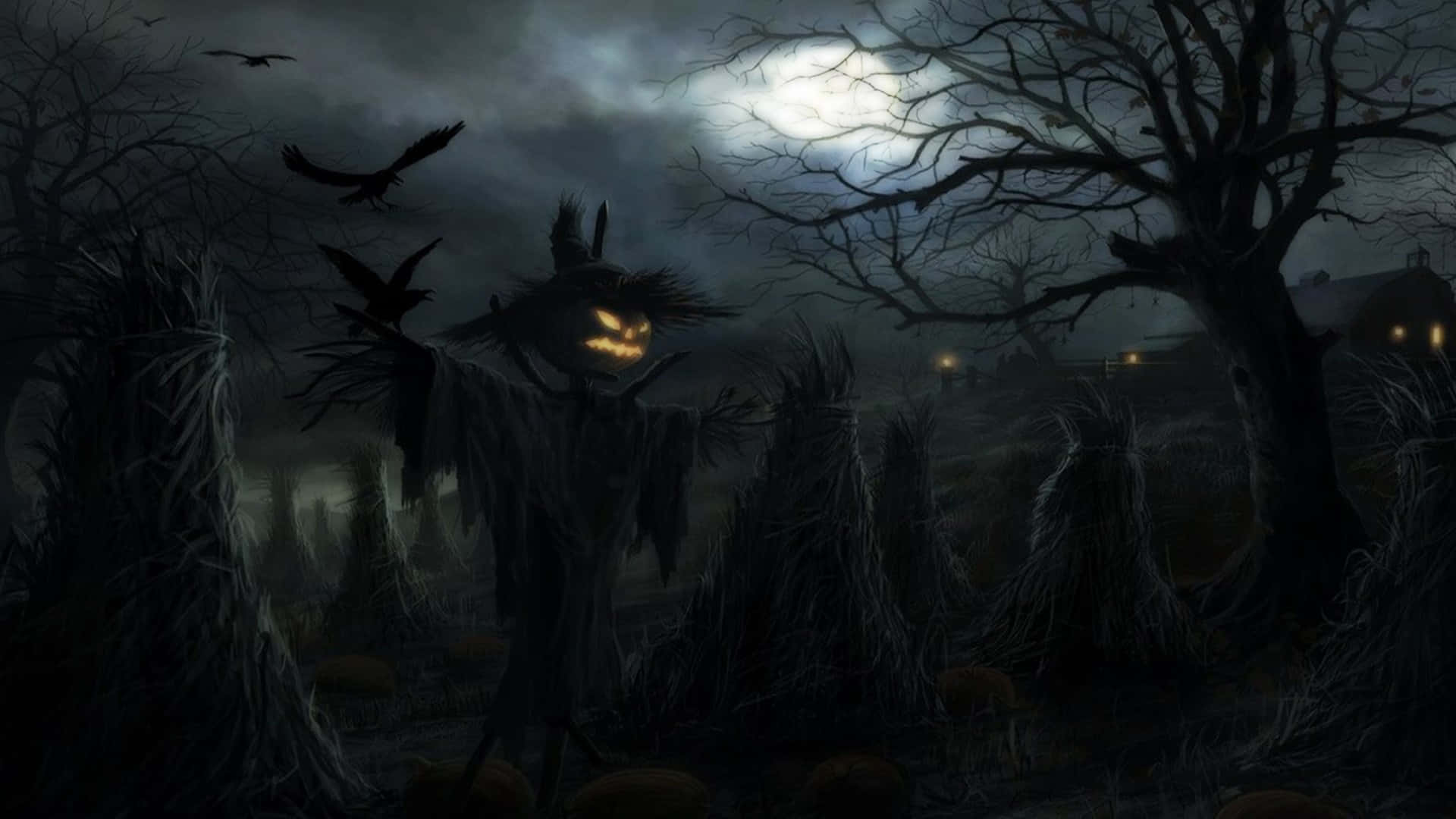 怖いハロウィンの背景 壁紙