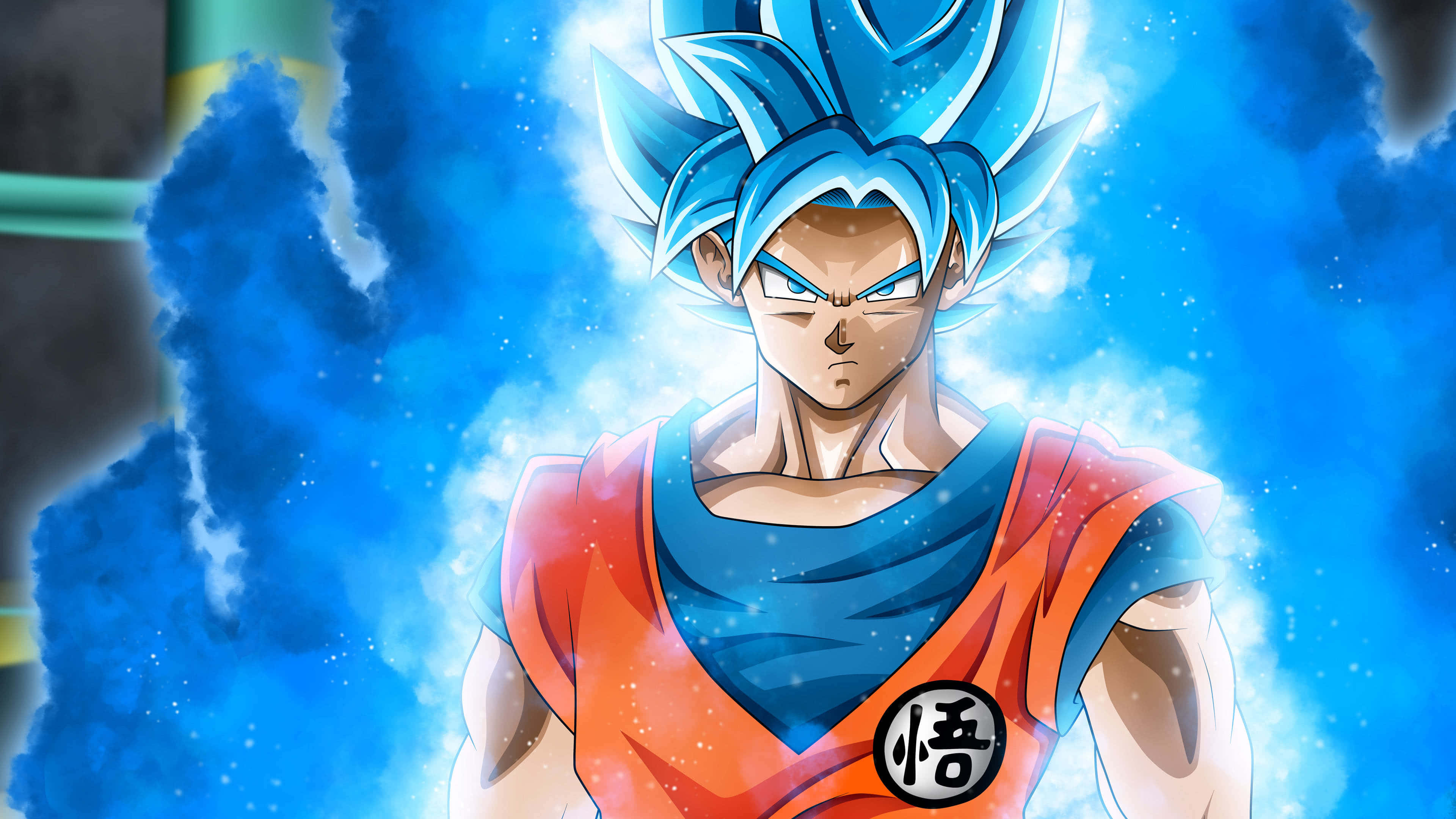 悟空 青い炎 ドラゴンボール超 画像 壁紙