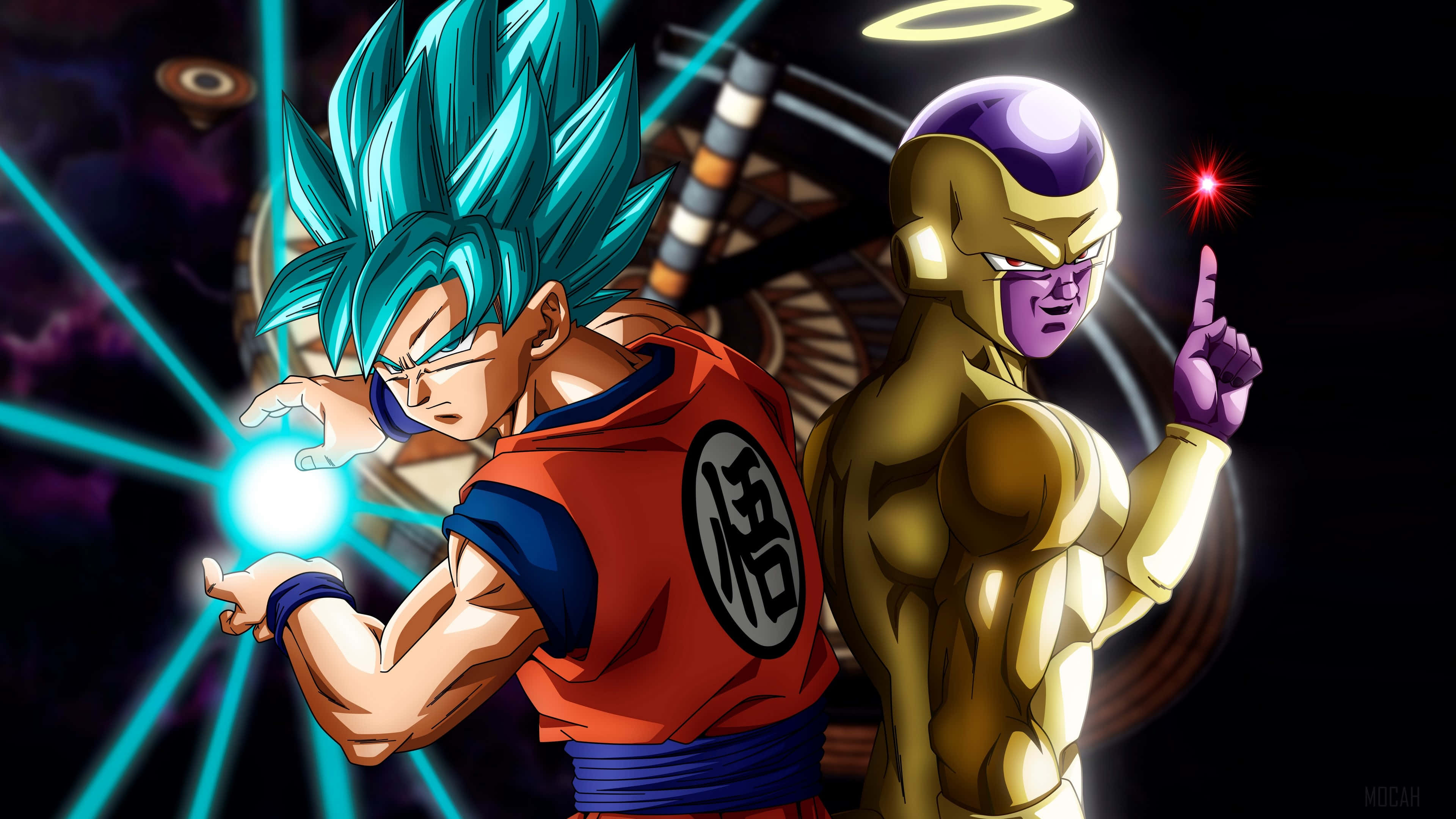 悟空と黄金フリーザ ドラゴンボール超 画像 壁紙