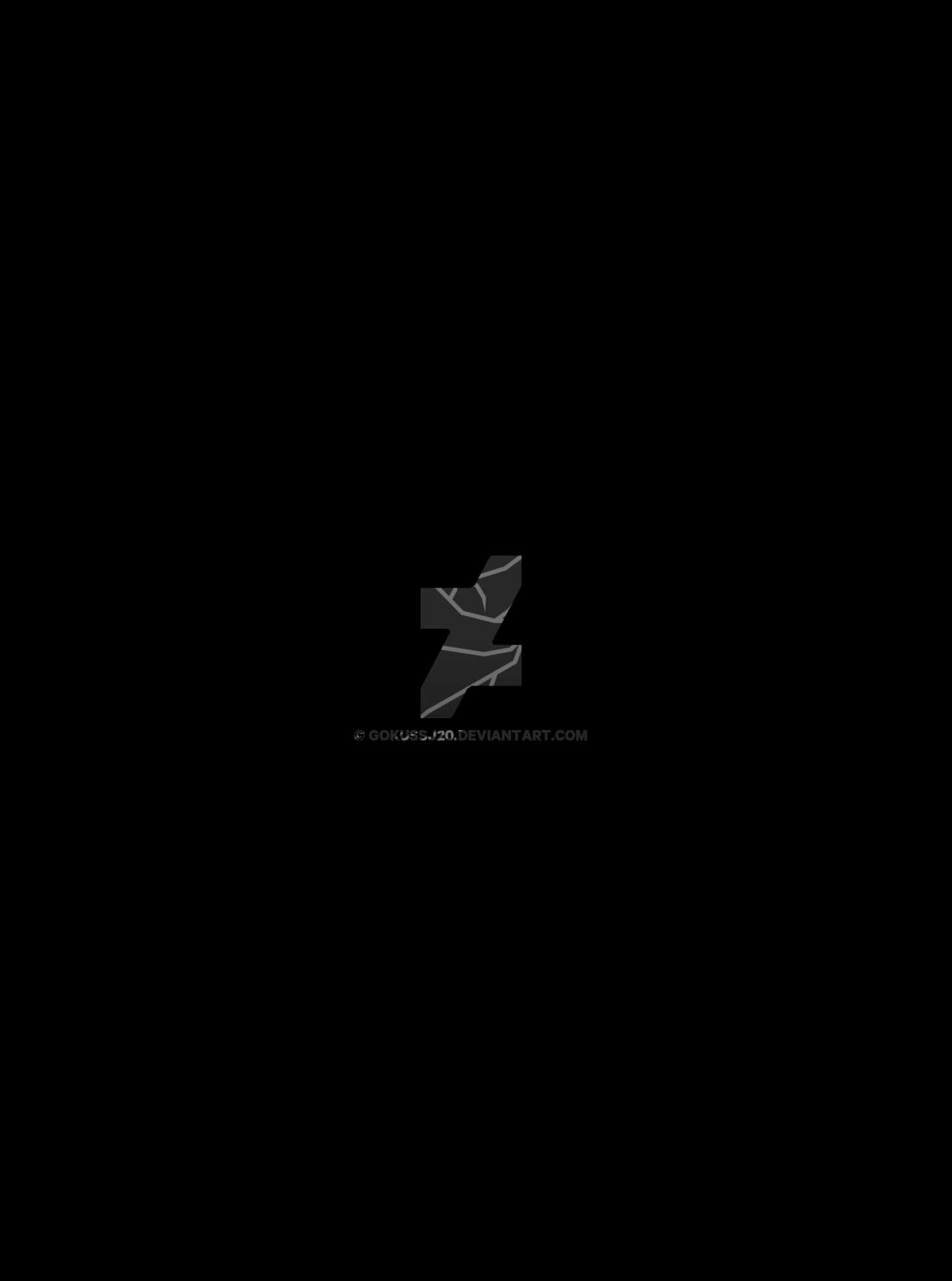 悟空ブラック ミニマル壁紙 壁紙