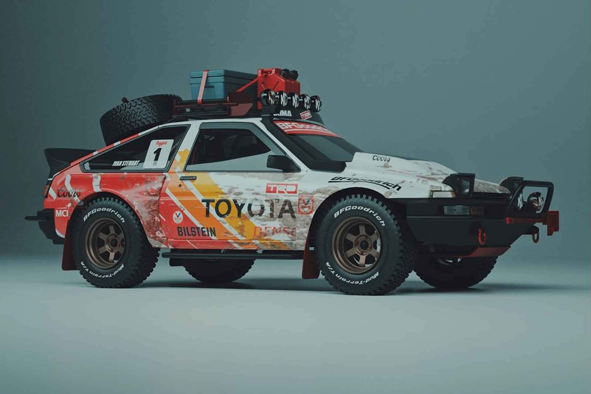 悪路を駆け抜ける頑丈な4x4車両のオフロードアドベンチャー 壁紙