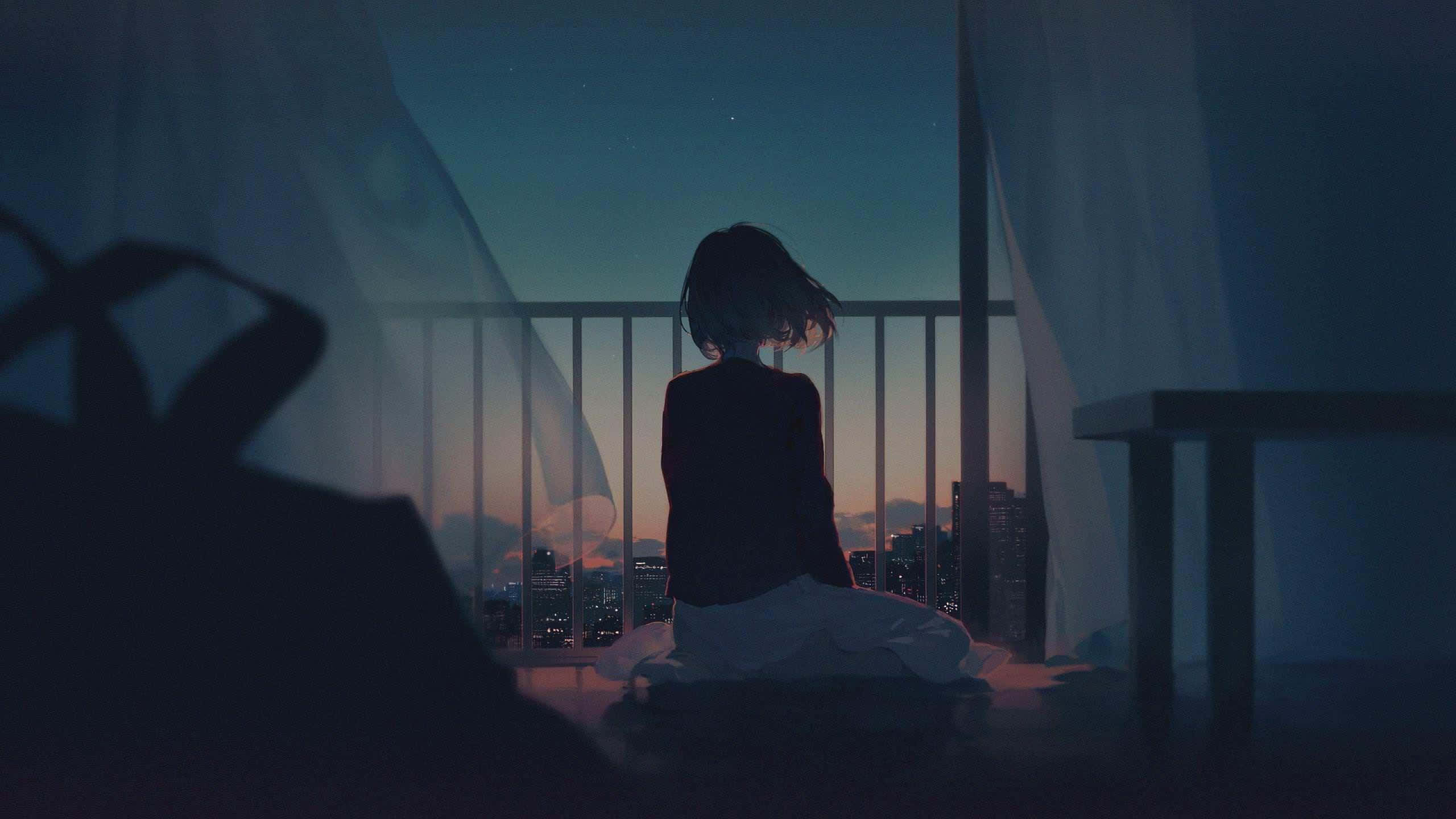 悲しいアニメの背景 壁紙