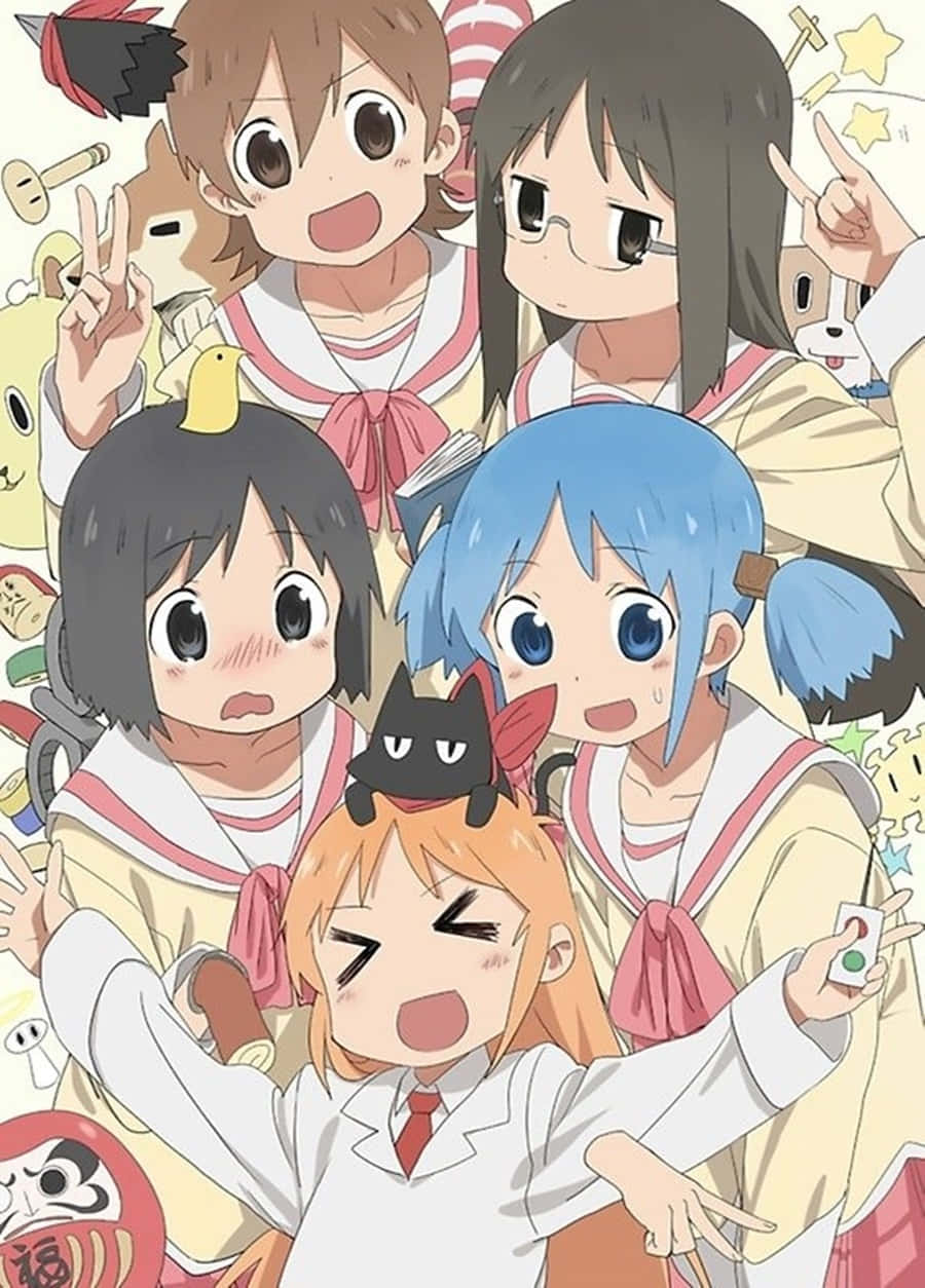 愉快なアニメ仲間たち 壁紙