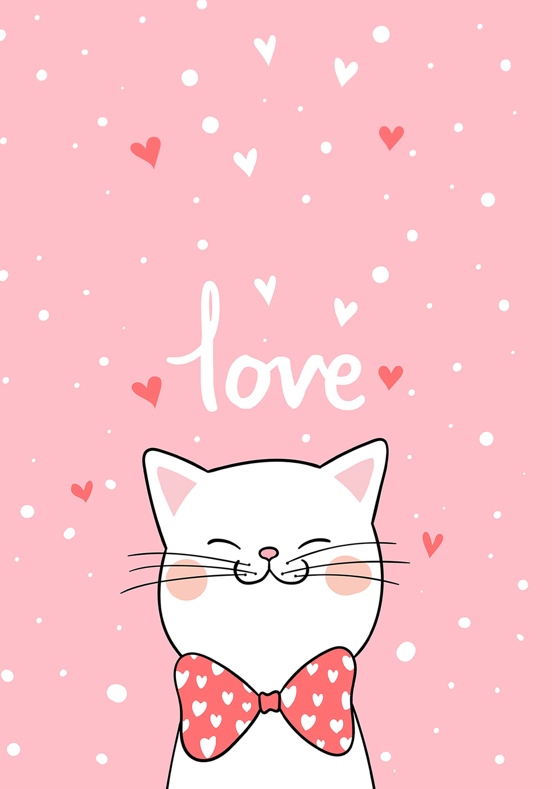 愛と喜びを広めるかわいいカップル。 壁紙