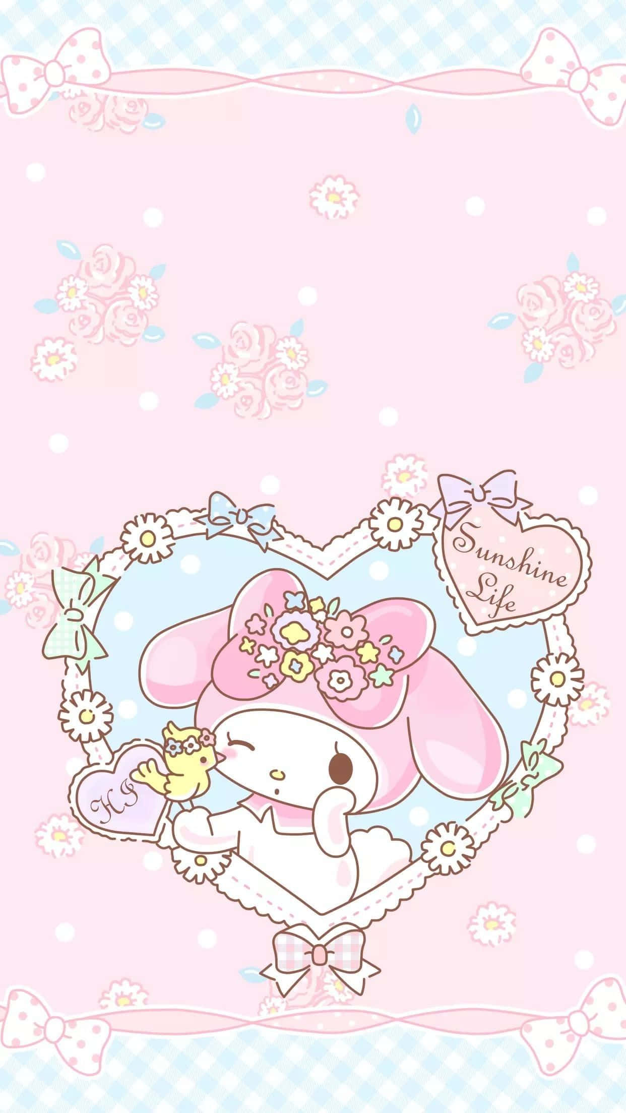 愛らしいサンリオキャラクターの背景 壁紙