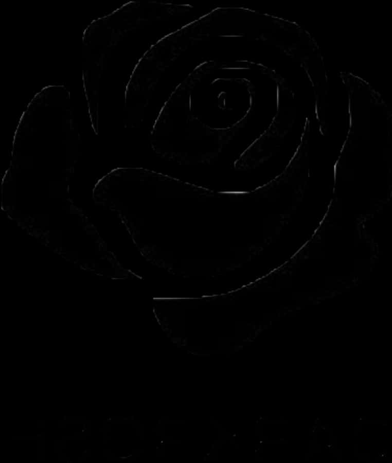 抽象的な薔薇のシルエット 壁紙