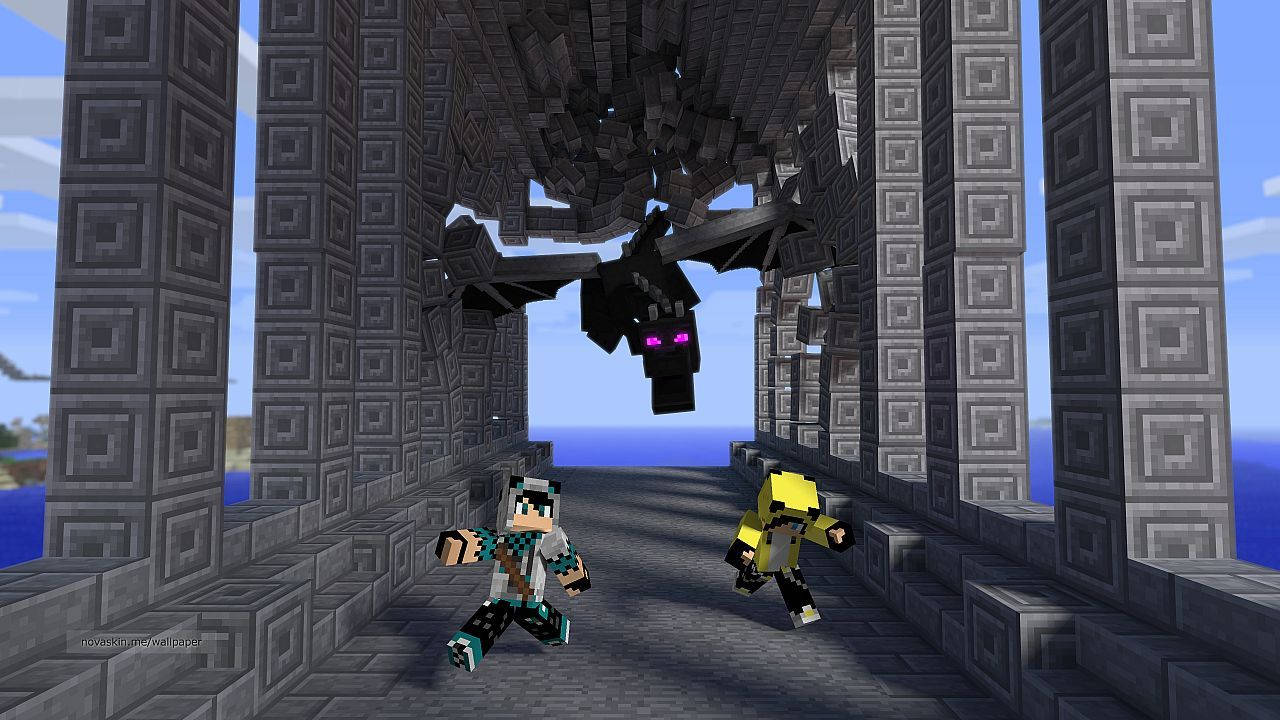 Minecraft 走るモブ 敵 壁紙