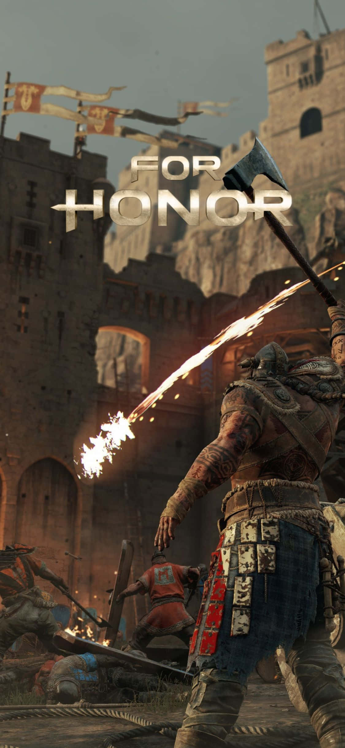 新たなヒーローを称えるiPhone Xs For Honor 壁紙