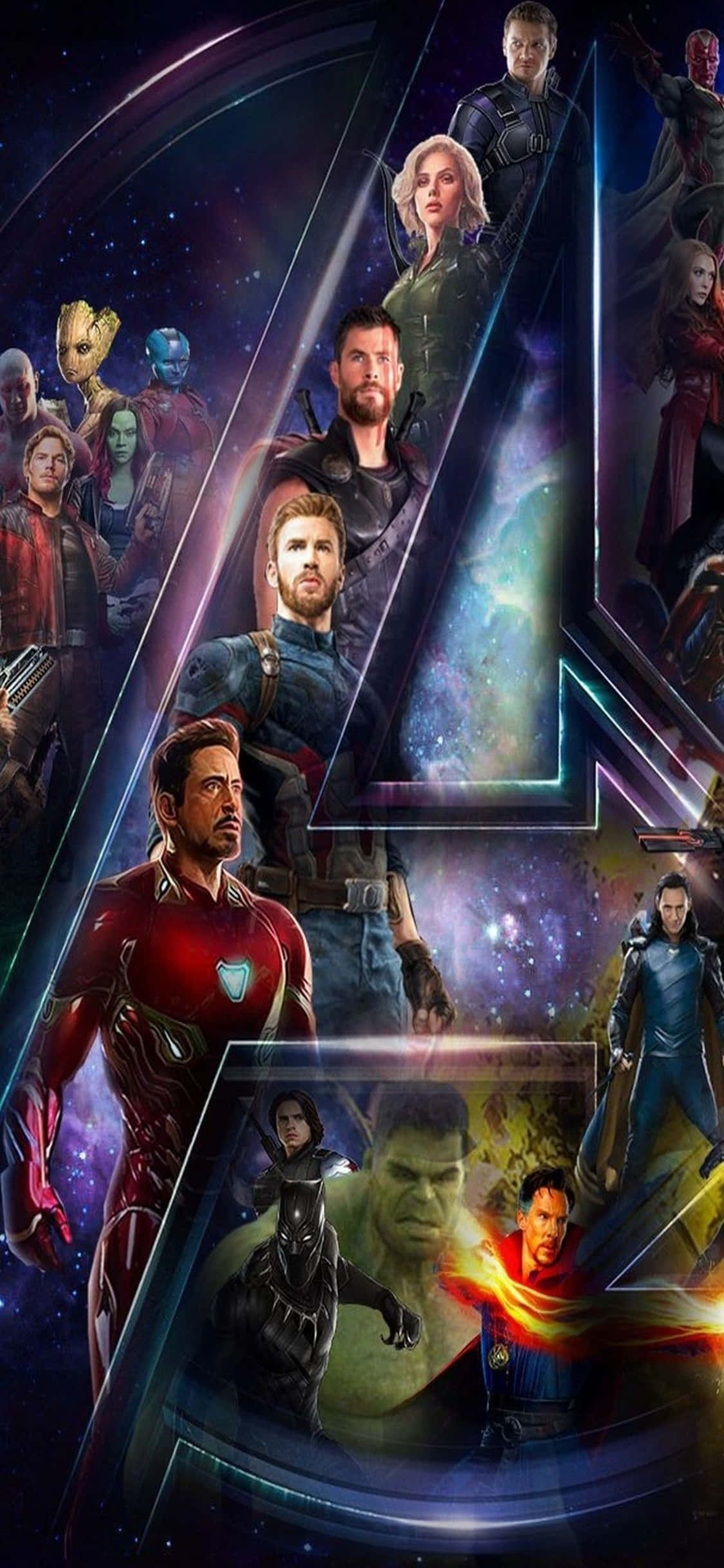 新型iPhone Xsでアベンジャーズの力を解き放て 壁紙