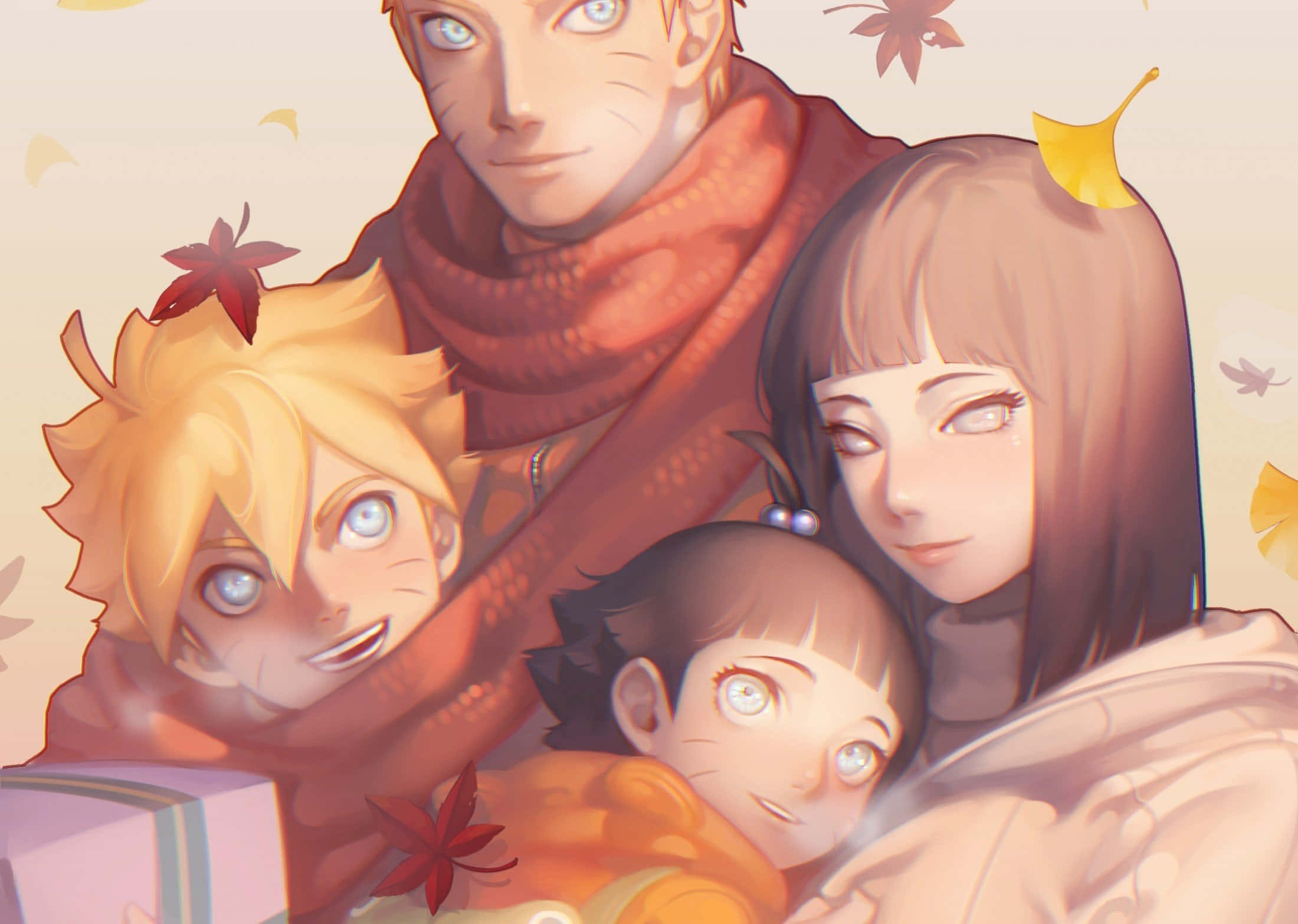 日向ヒナタ 紅葉 壁紙
