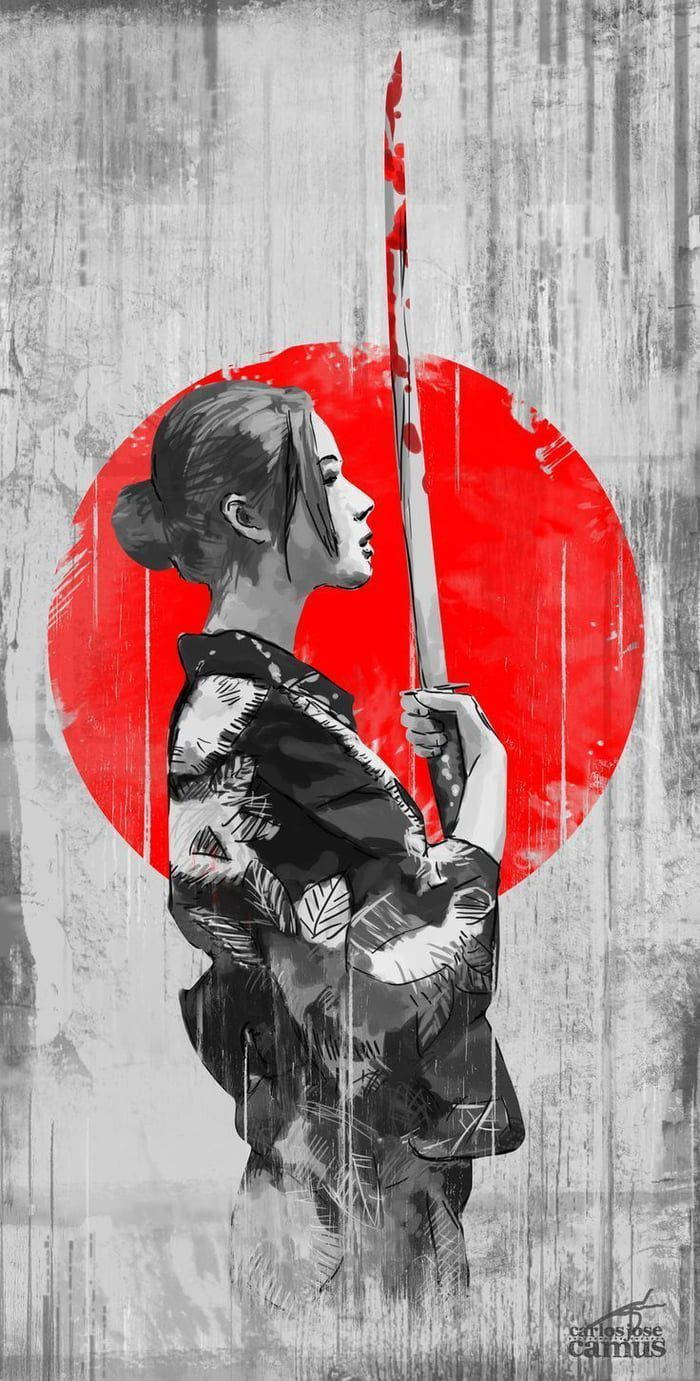 日本の侍浴衣 壁紙