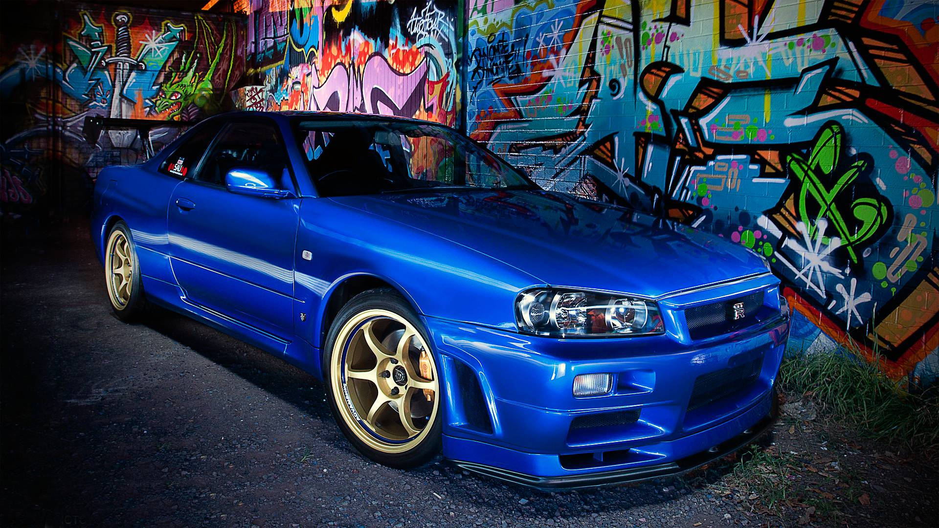 車両 日産スカイラインR34 日産 HD壁紙 | 背景画像