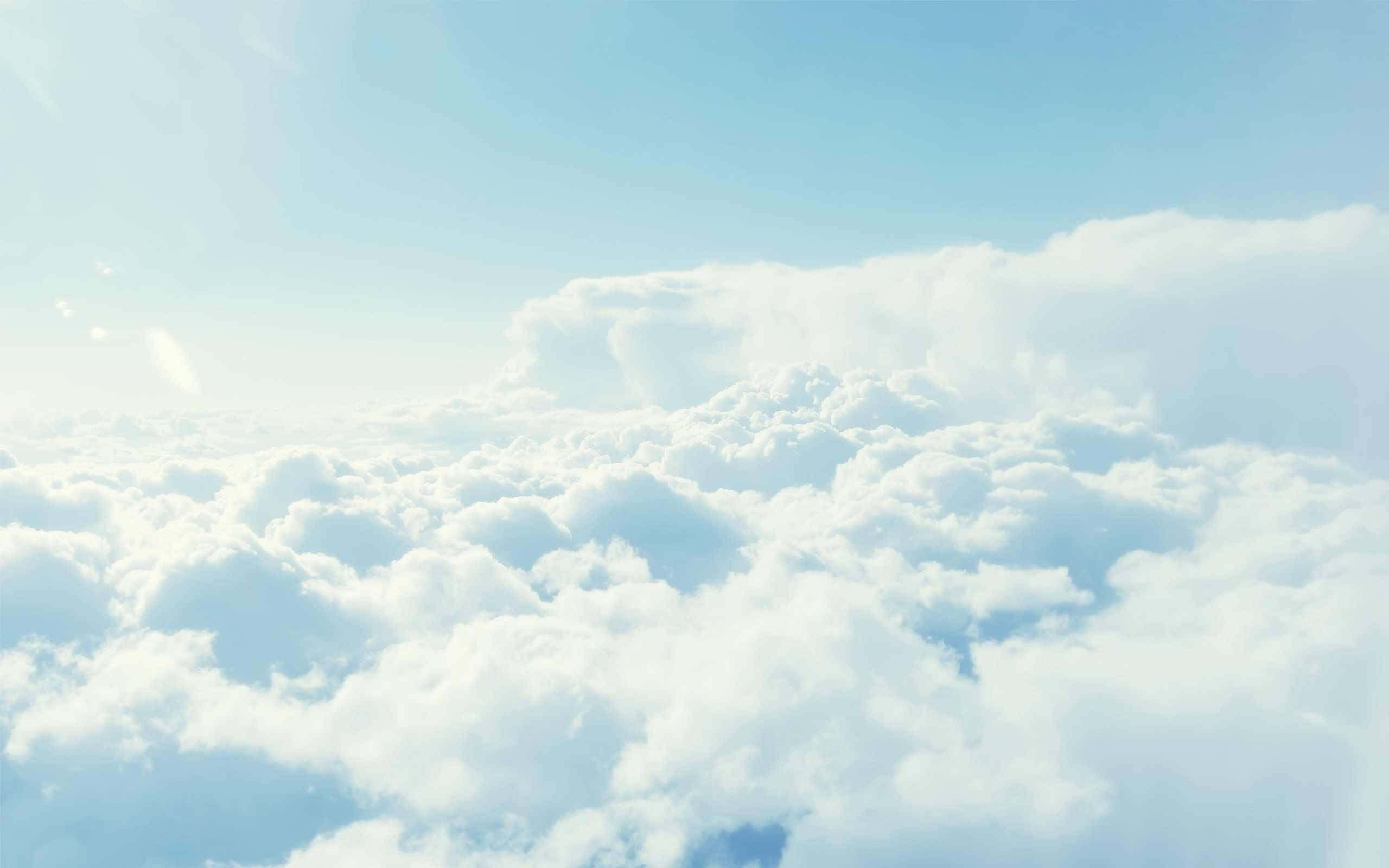 明るく澄んだ美しい雲 壁紙