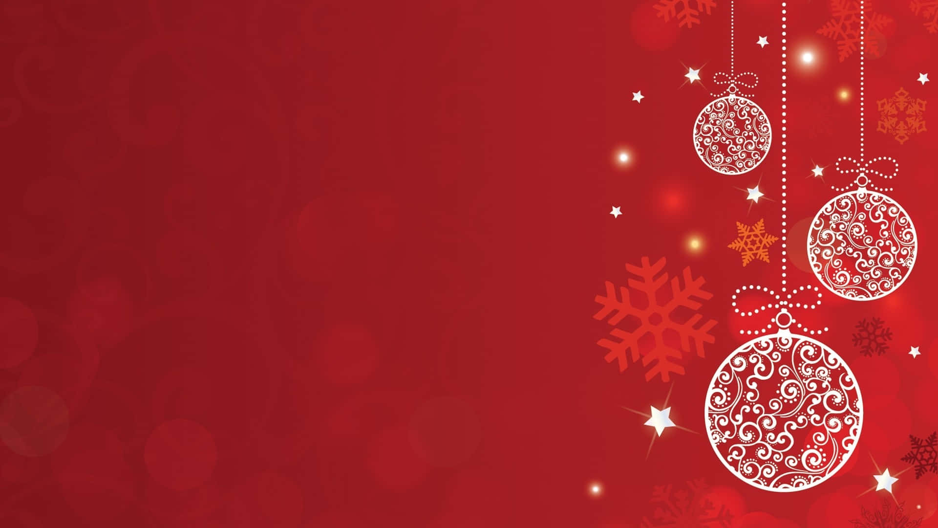 明るく華やかな赤いクリスマス背景 壁紙