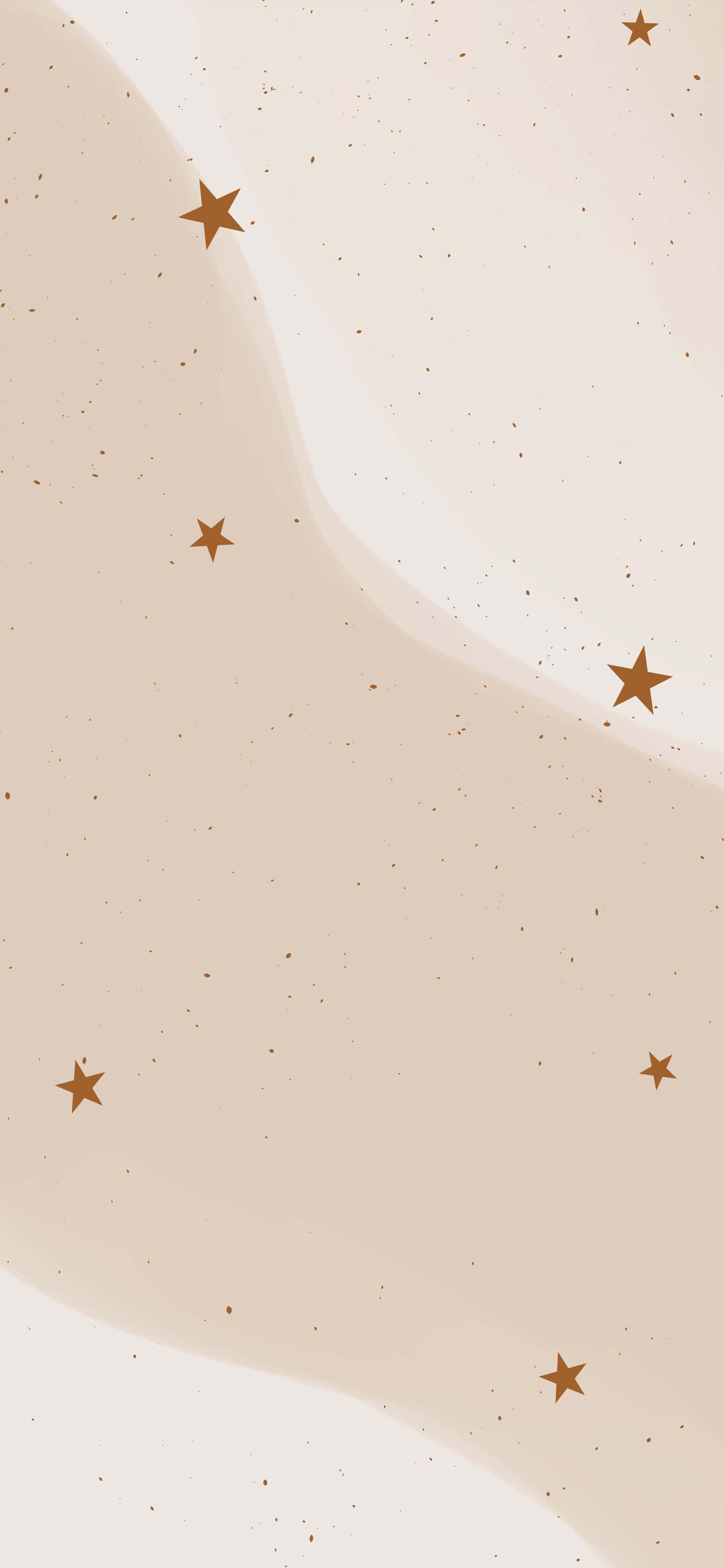 星が散りばめられたミニマルなベージュの美的背景 壁紙