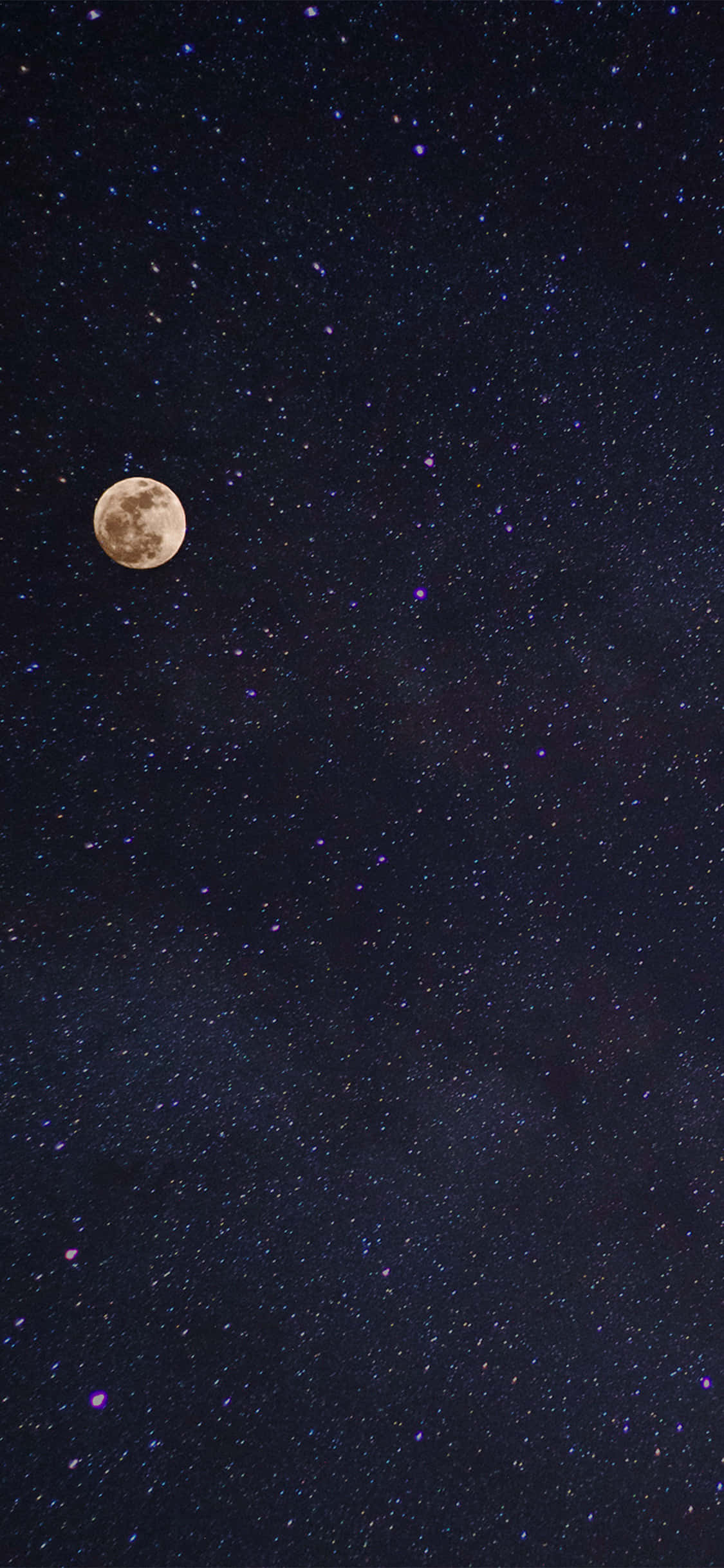 星と月の背景 壁紙
