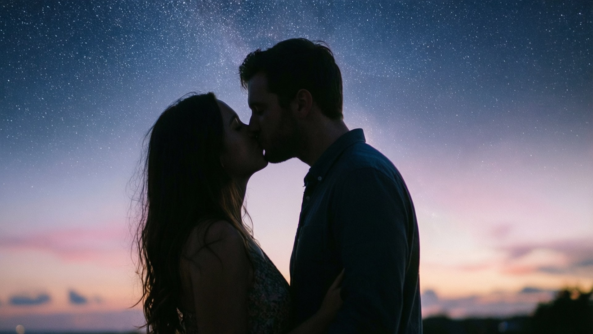 星空のキス 壁紙