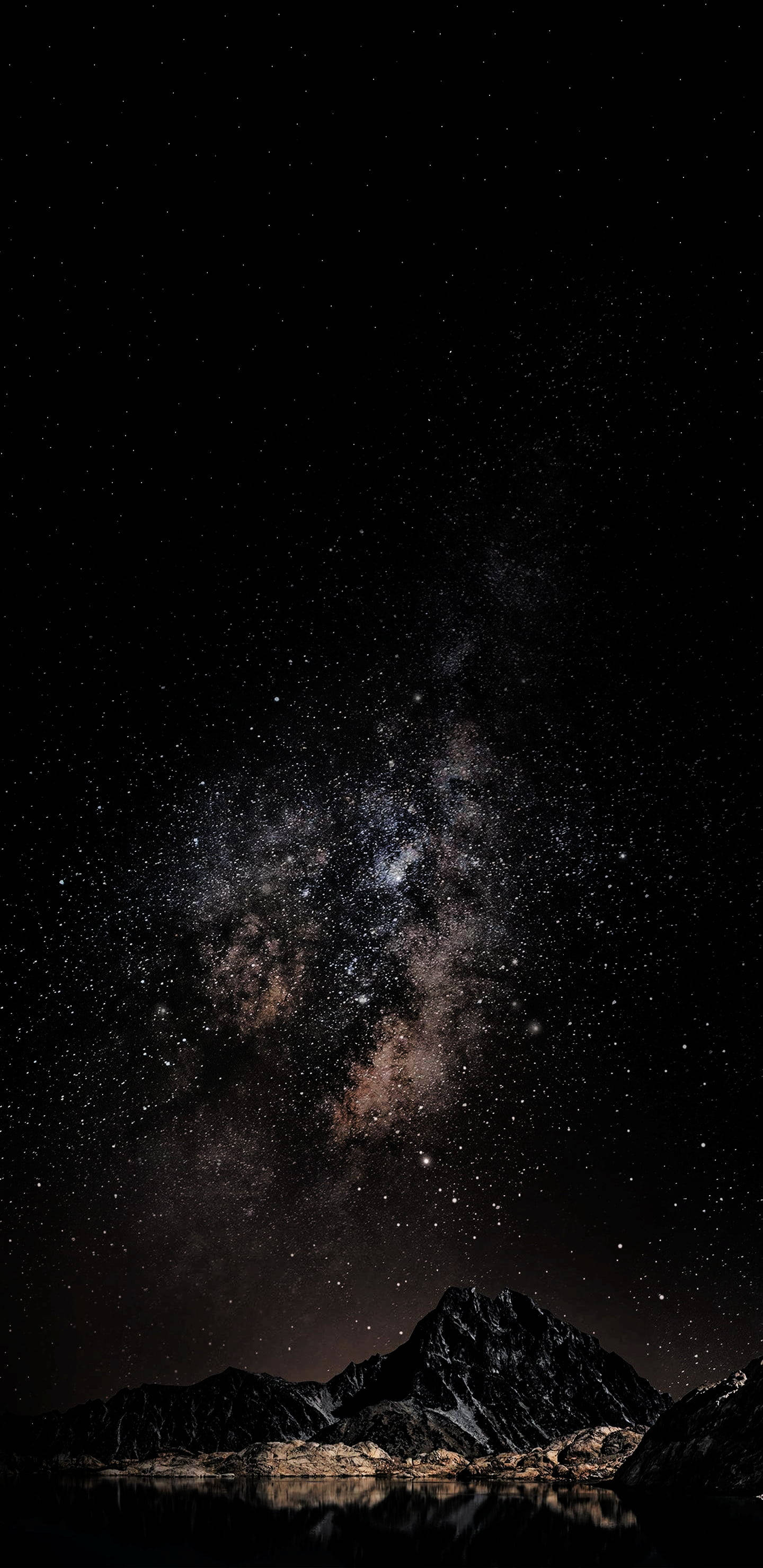 星空の山 壁紙