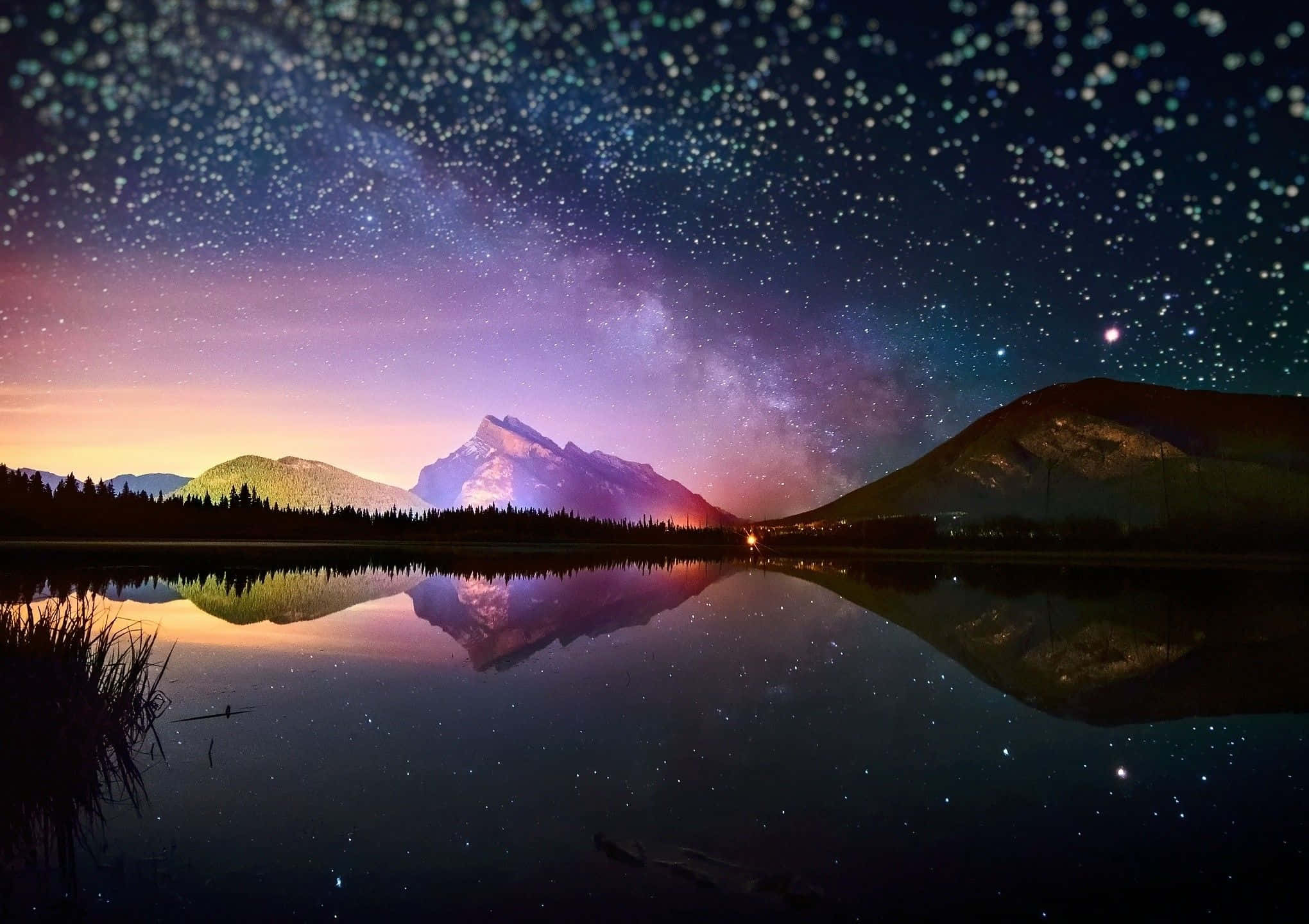星空を仰ぐ夜 壁紙
