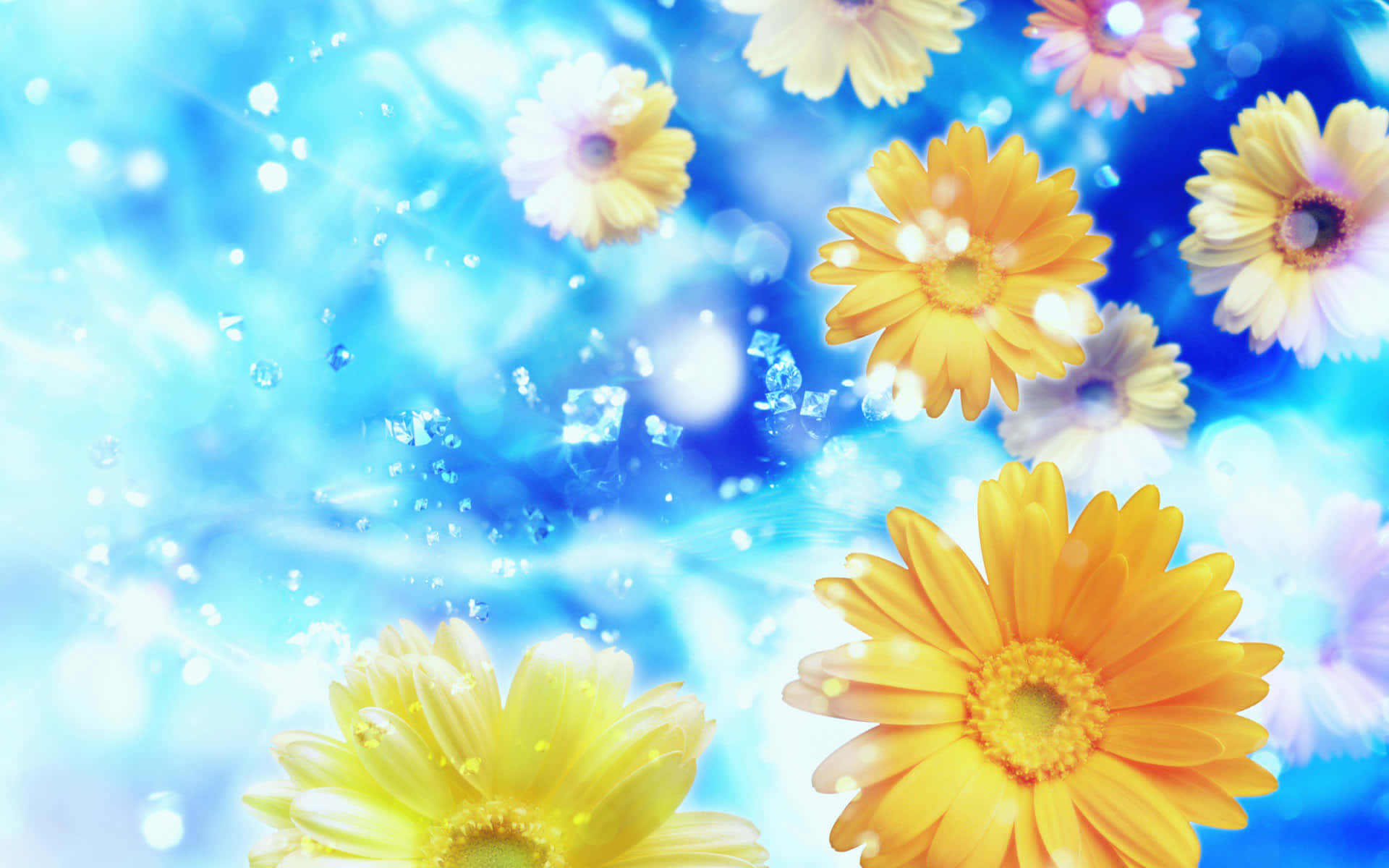 春に咲く美しい花 壁紙