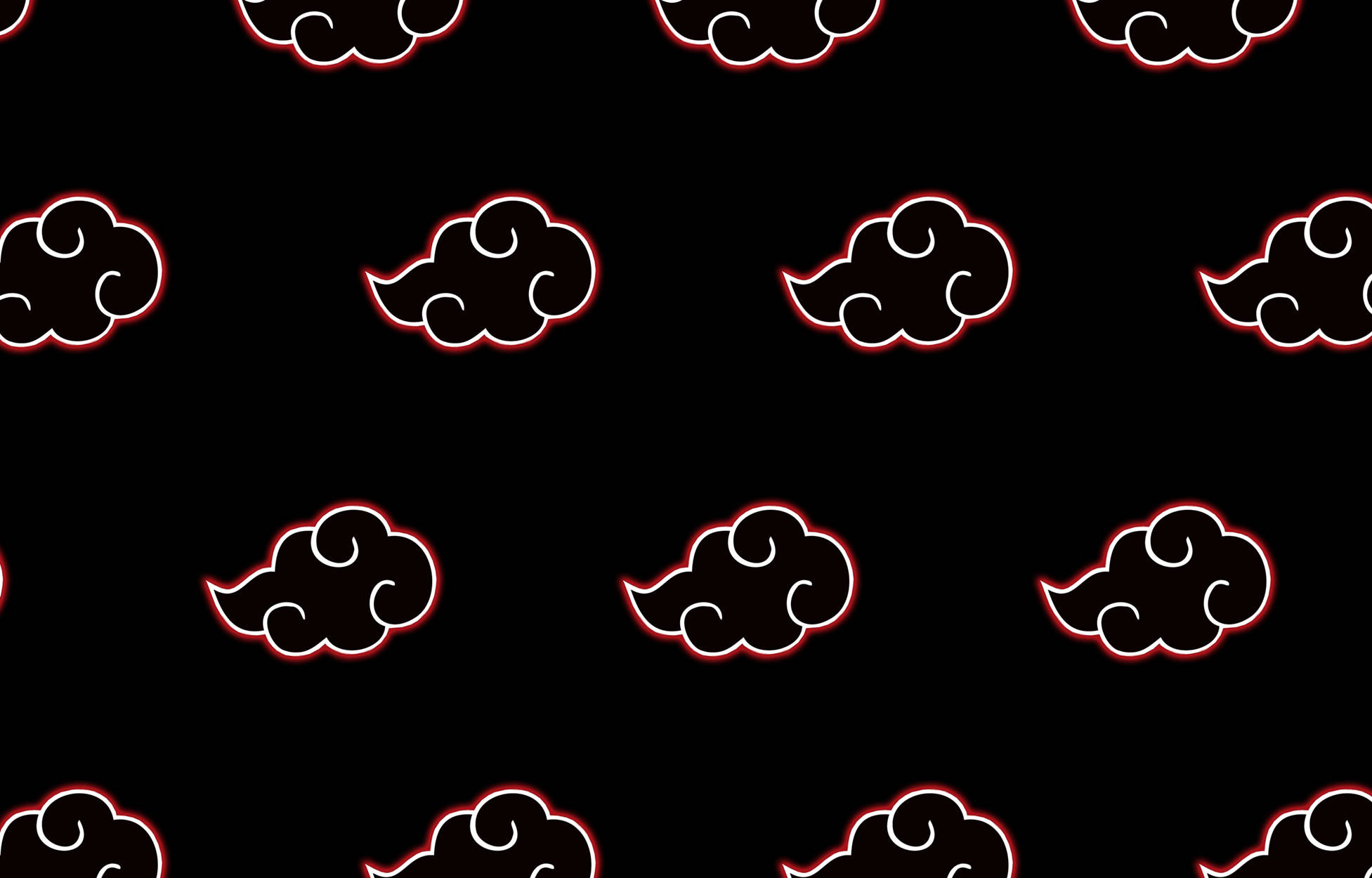 暁のロゴ 黒い忍雲 壁紙