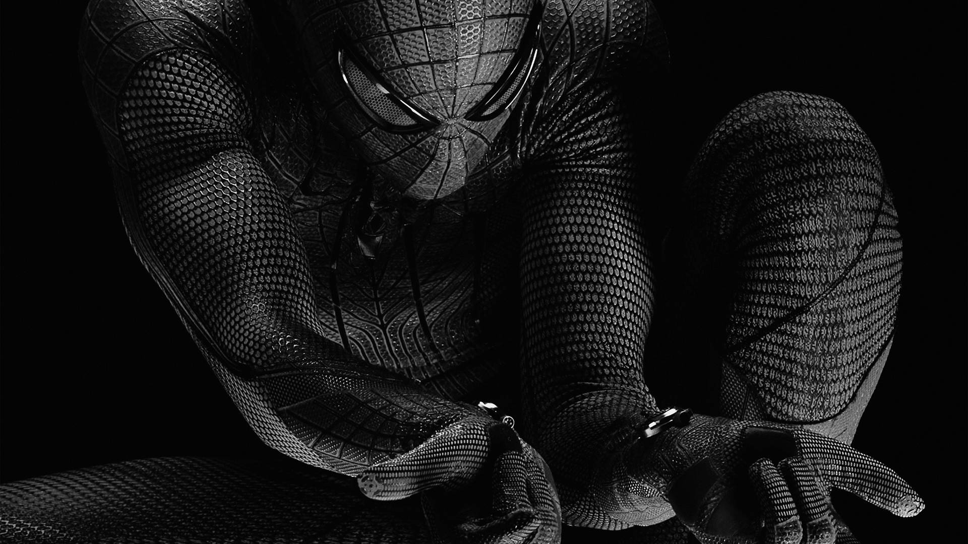 暗いノートパソコン 黒 スパイダーマン