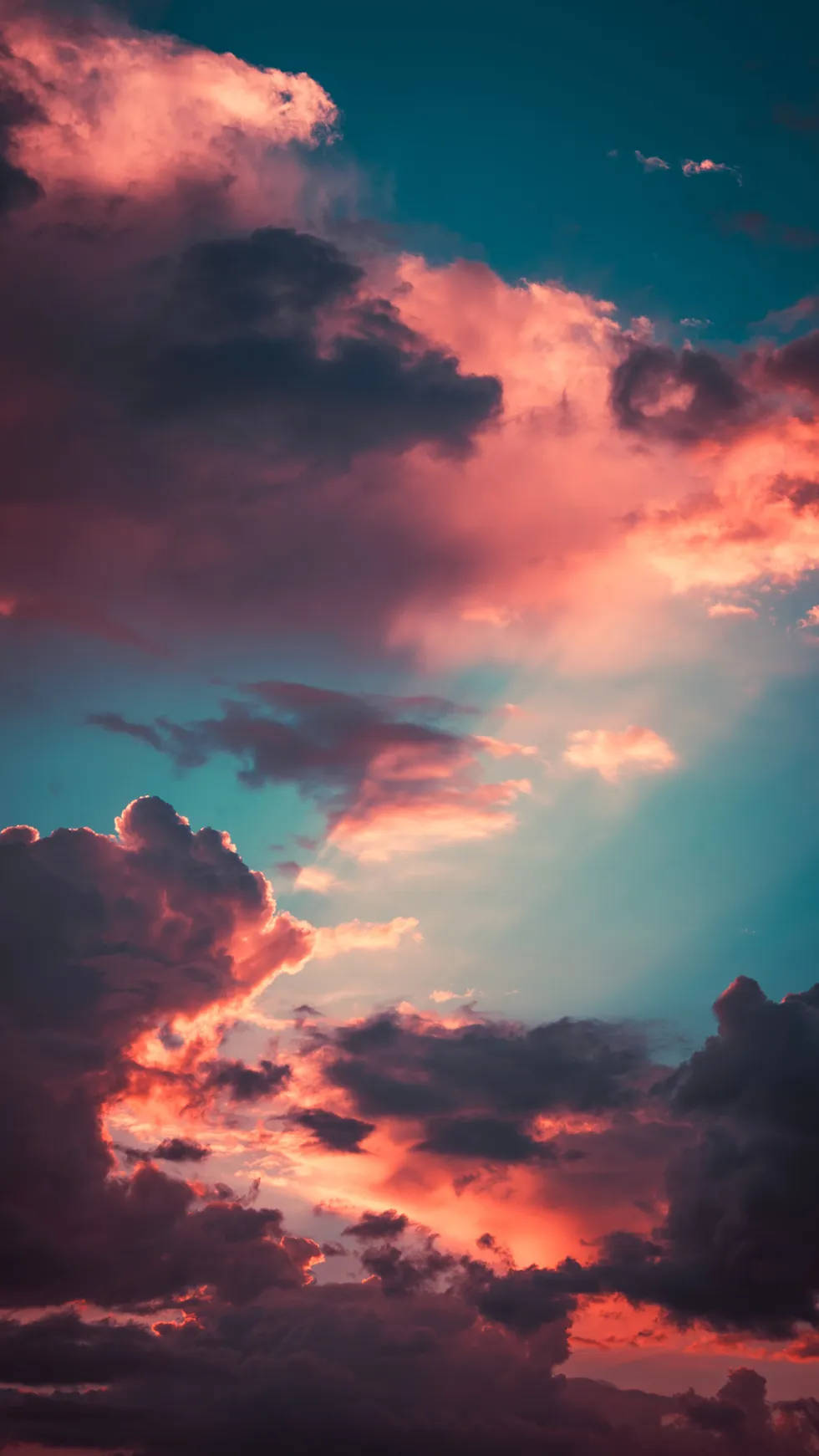 曇り空の美しい空 壁紙