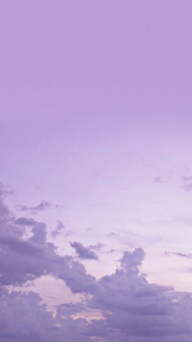 曇り空パステルパープル Tumblr 壁紙