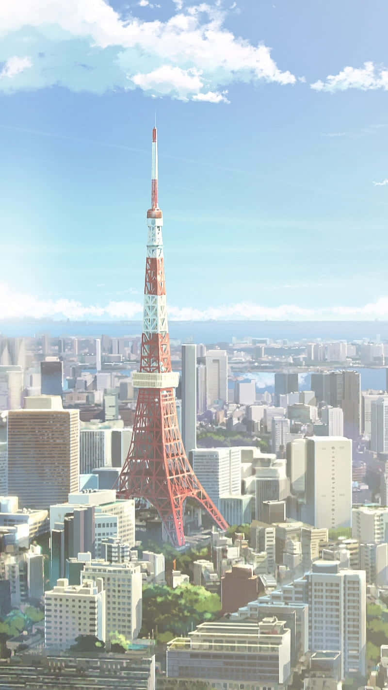 東京アニメタワーの空中ビュー