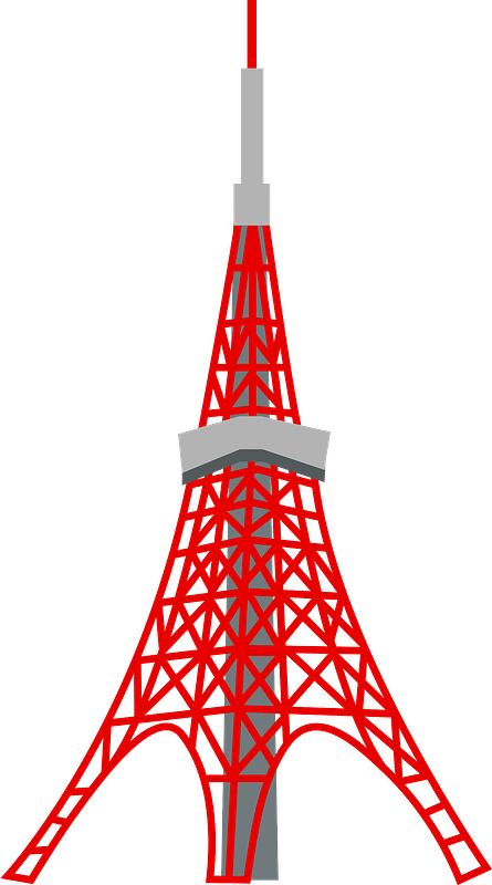 東京タワーの象徴的な構造 壁紙