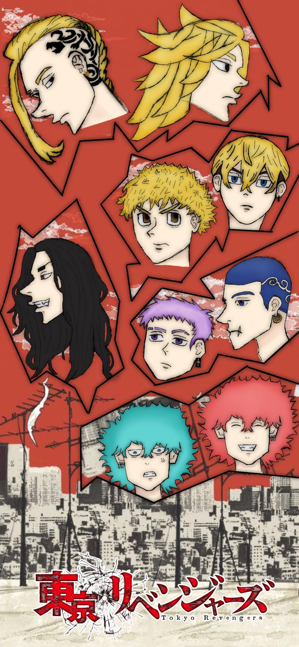 東京リベンジャーズ漫画キャラクターのかわいいファンアート 壁紙