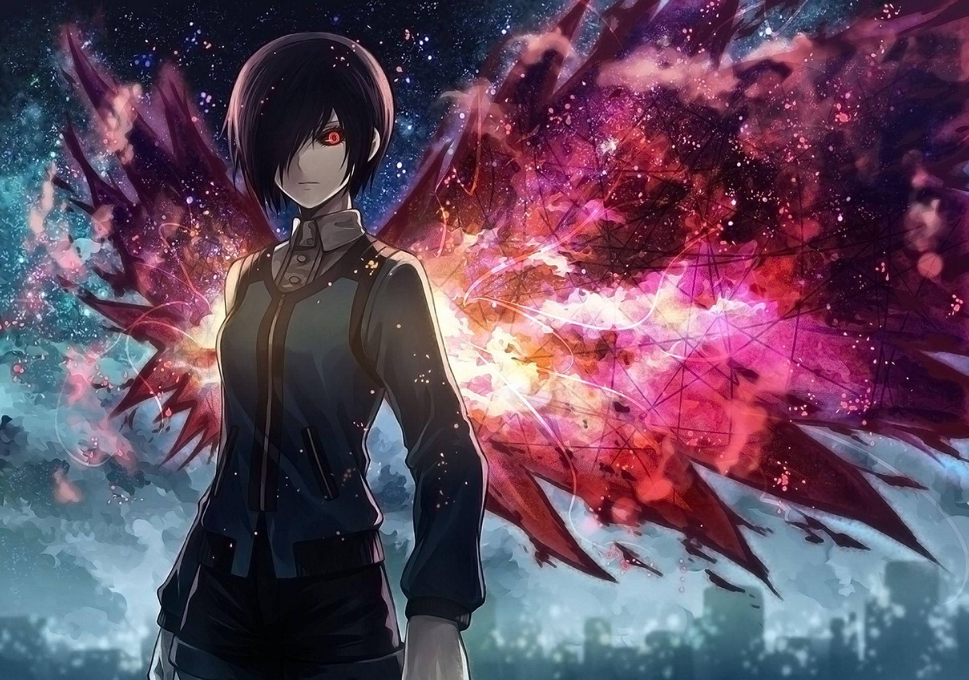 東京喰種 キャラクター 強化された翼 壁紙