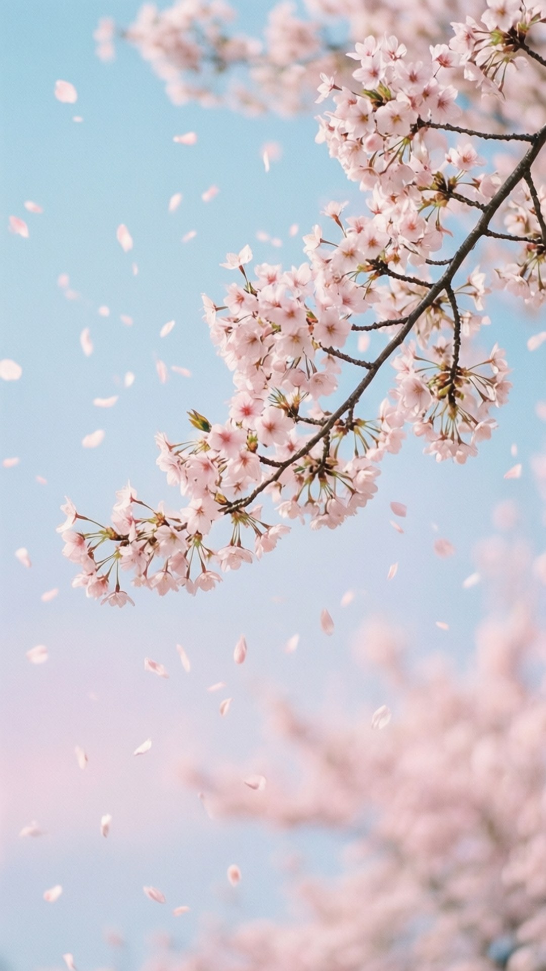 桜の空 壁紙