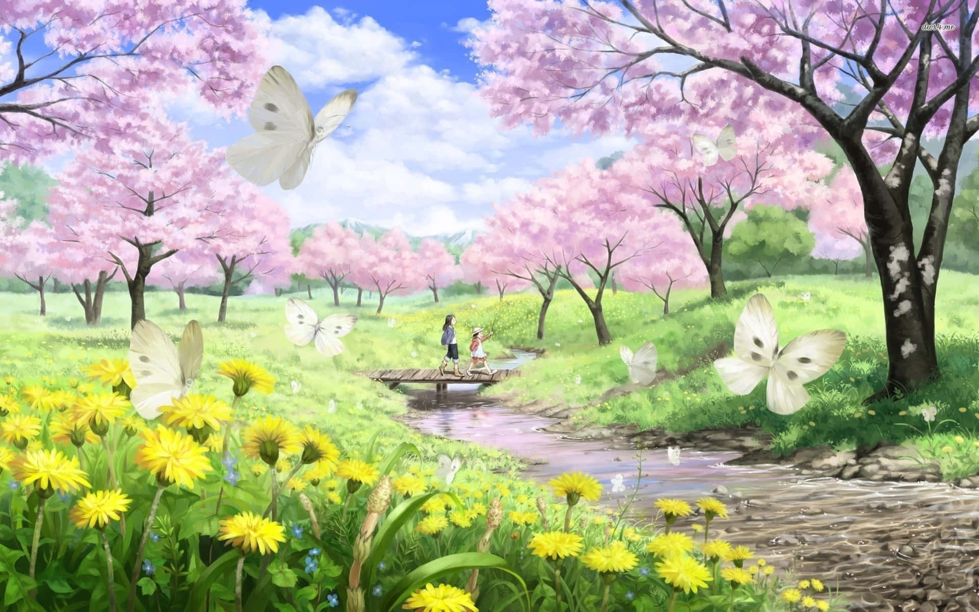 桜の背景 壁紙