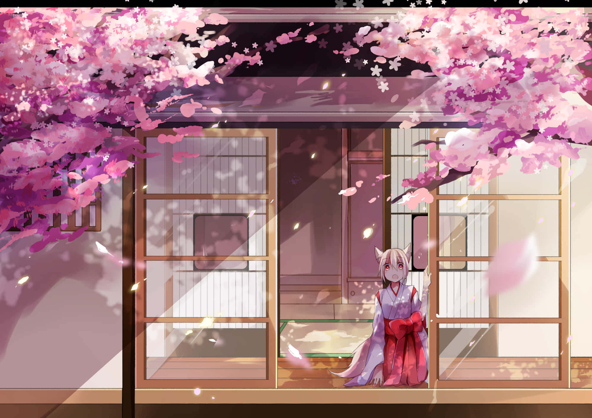 桜の背景 壁紙