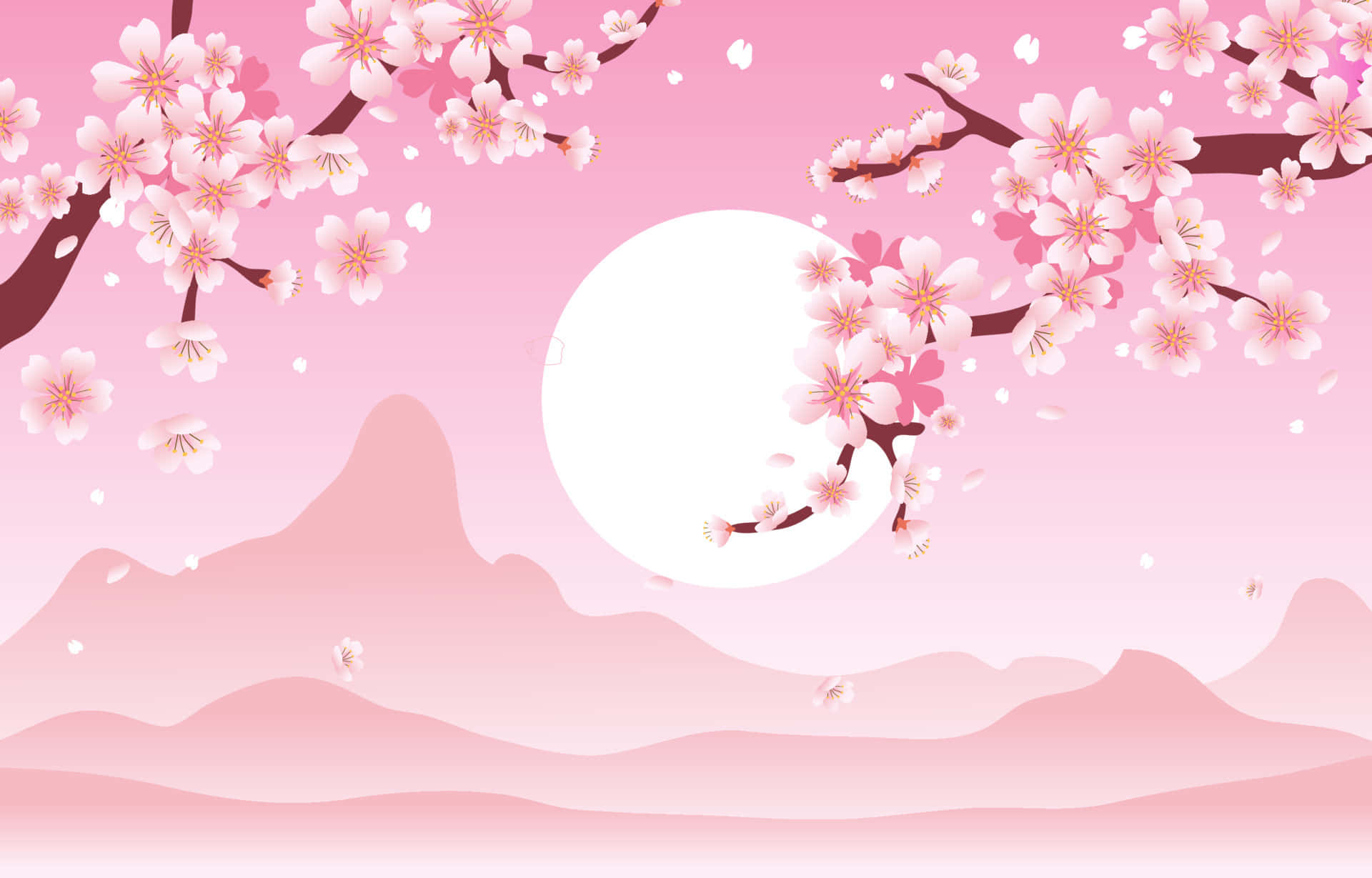 桜の背景 壁紙