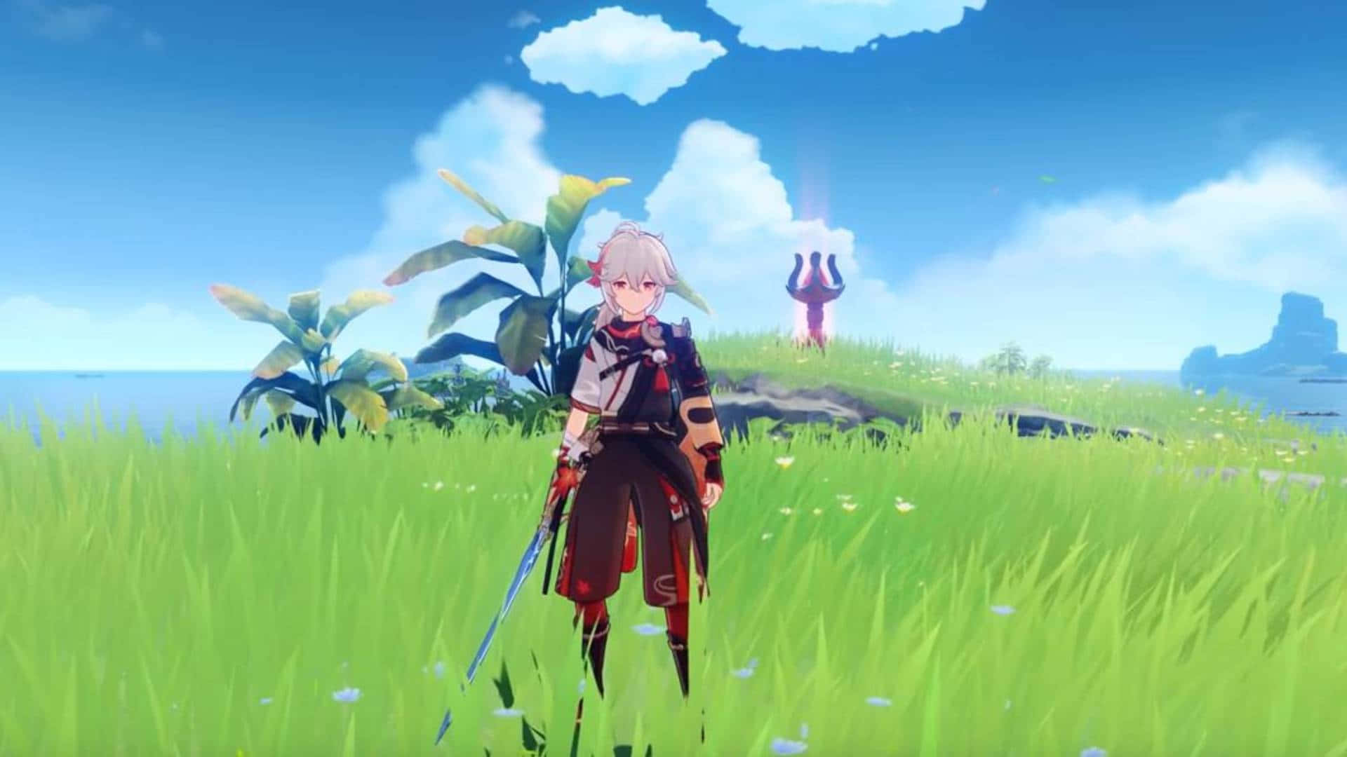 楓原万葉 原神 アニメ少年画像 壁紙