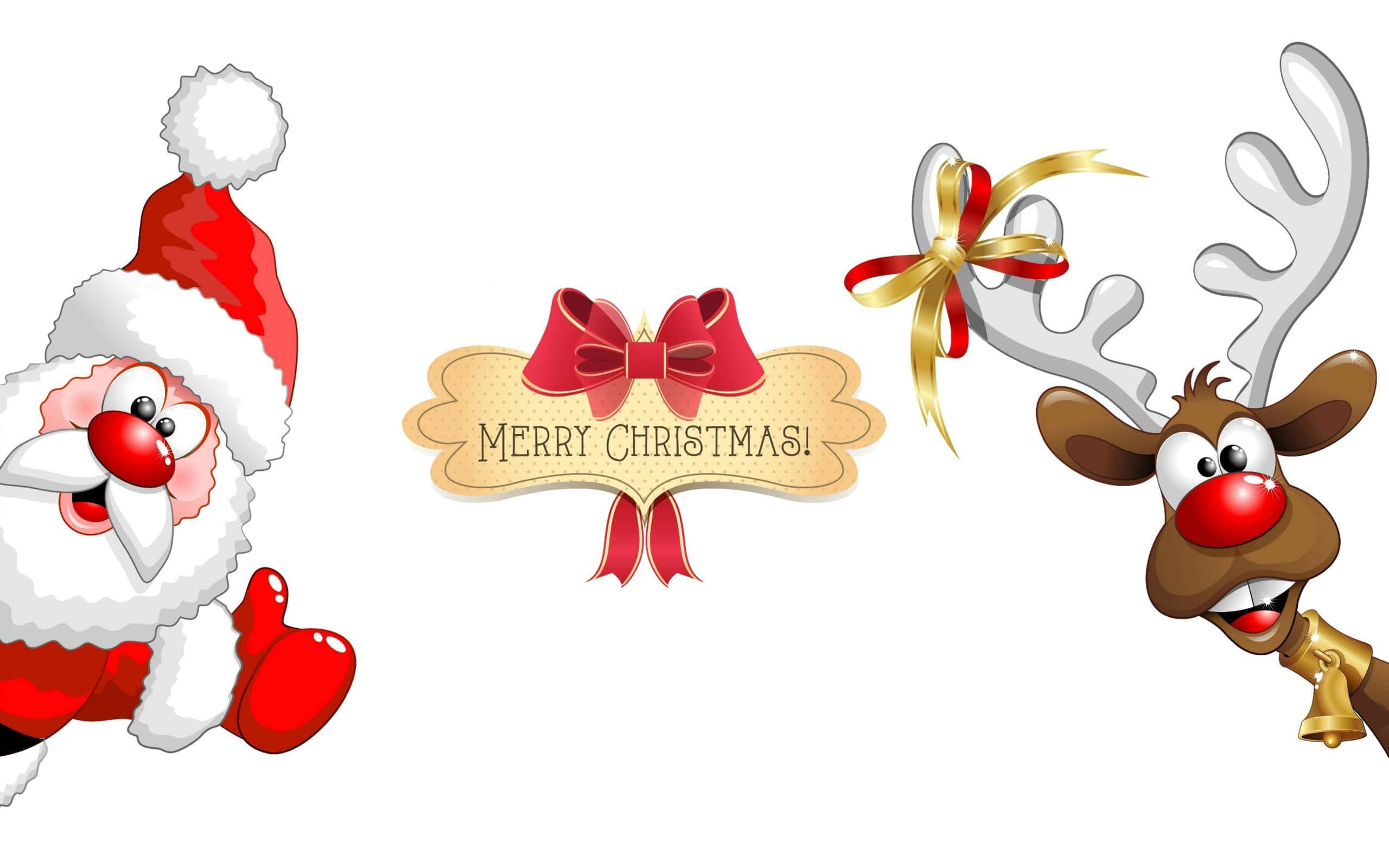楽しいクリスマスパーティーのひととき 壁紙