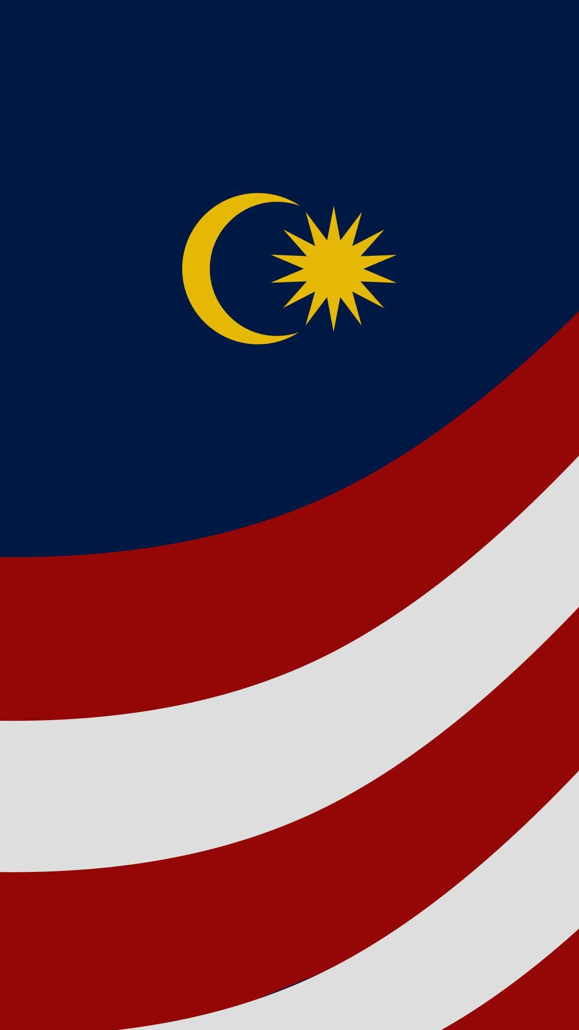 様式化されたマレーシアの国旗 壁紙