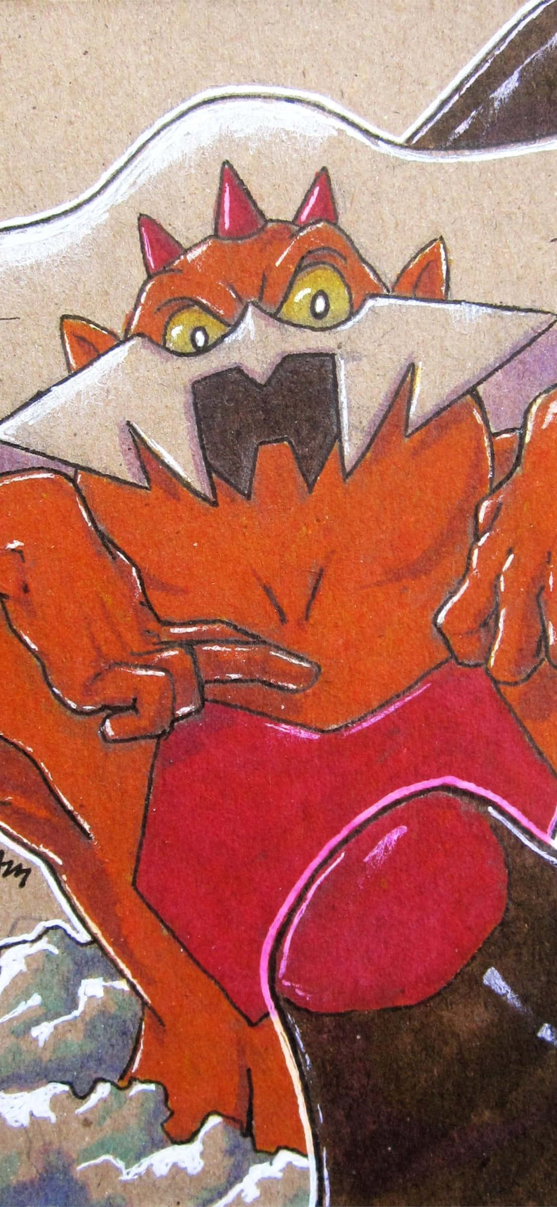 オレンジのボルトロス 壁紙