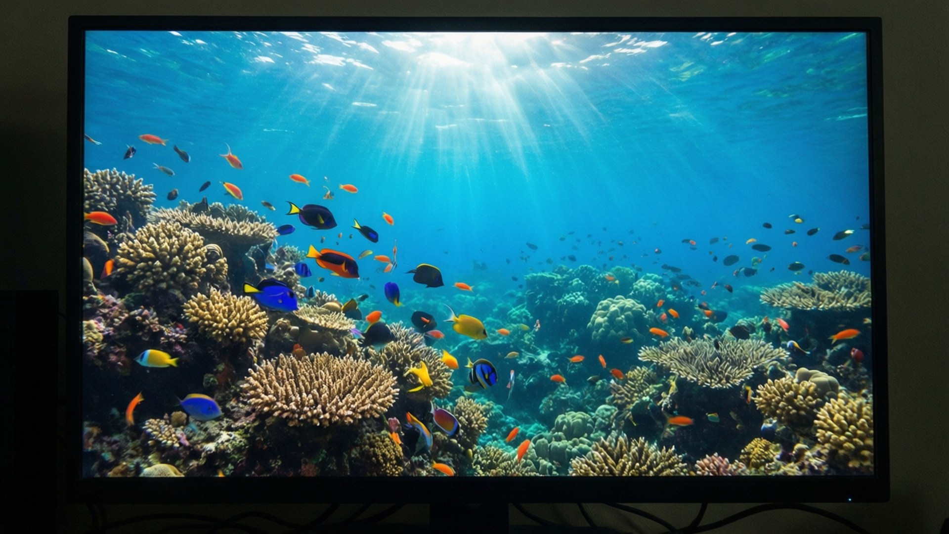 水中のサンゴ礁 壁紙