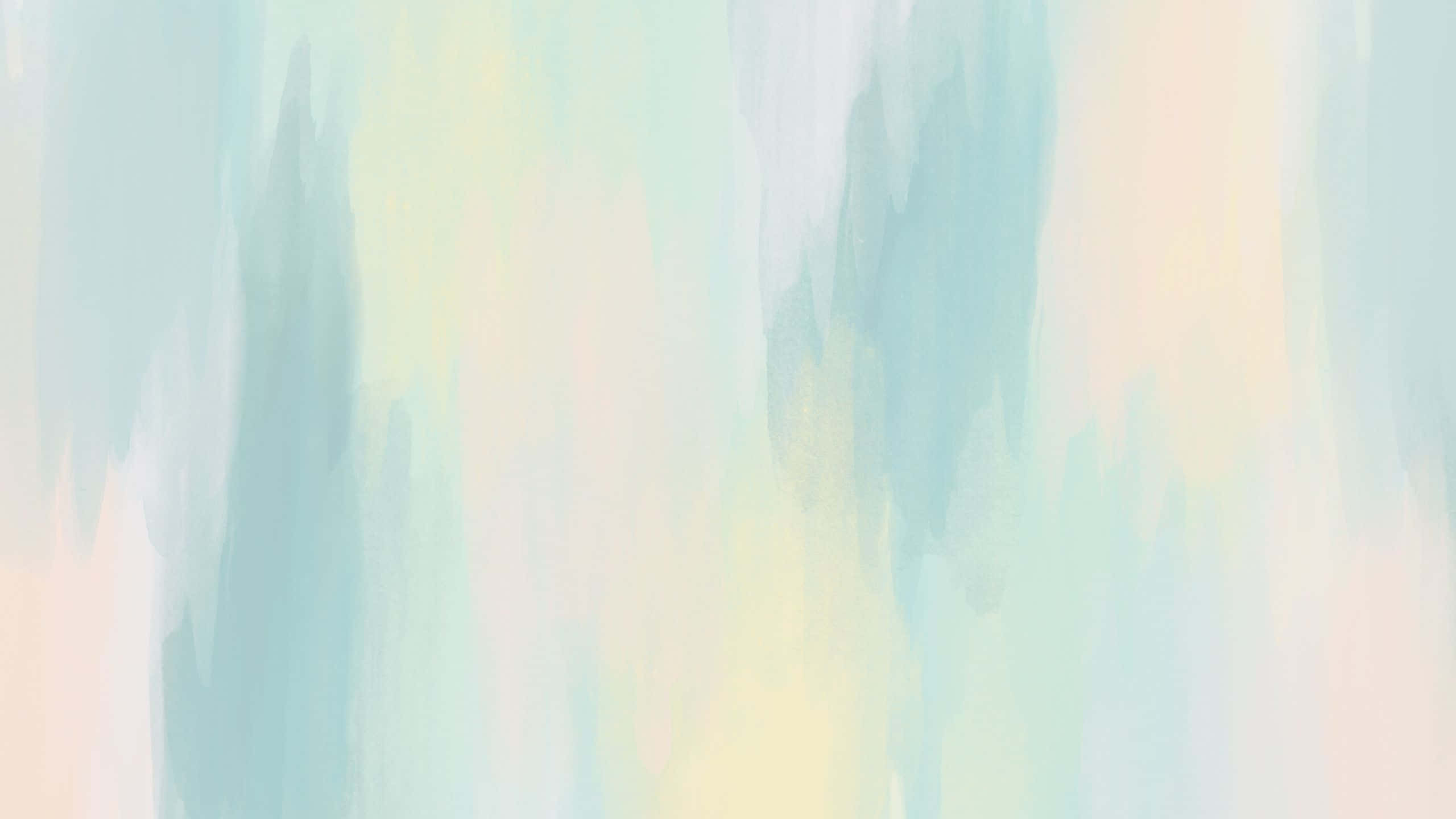 水彩画の水色と黄色の背景 壁紙