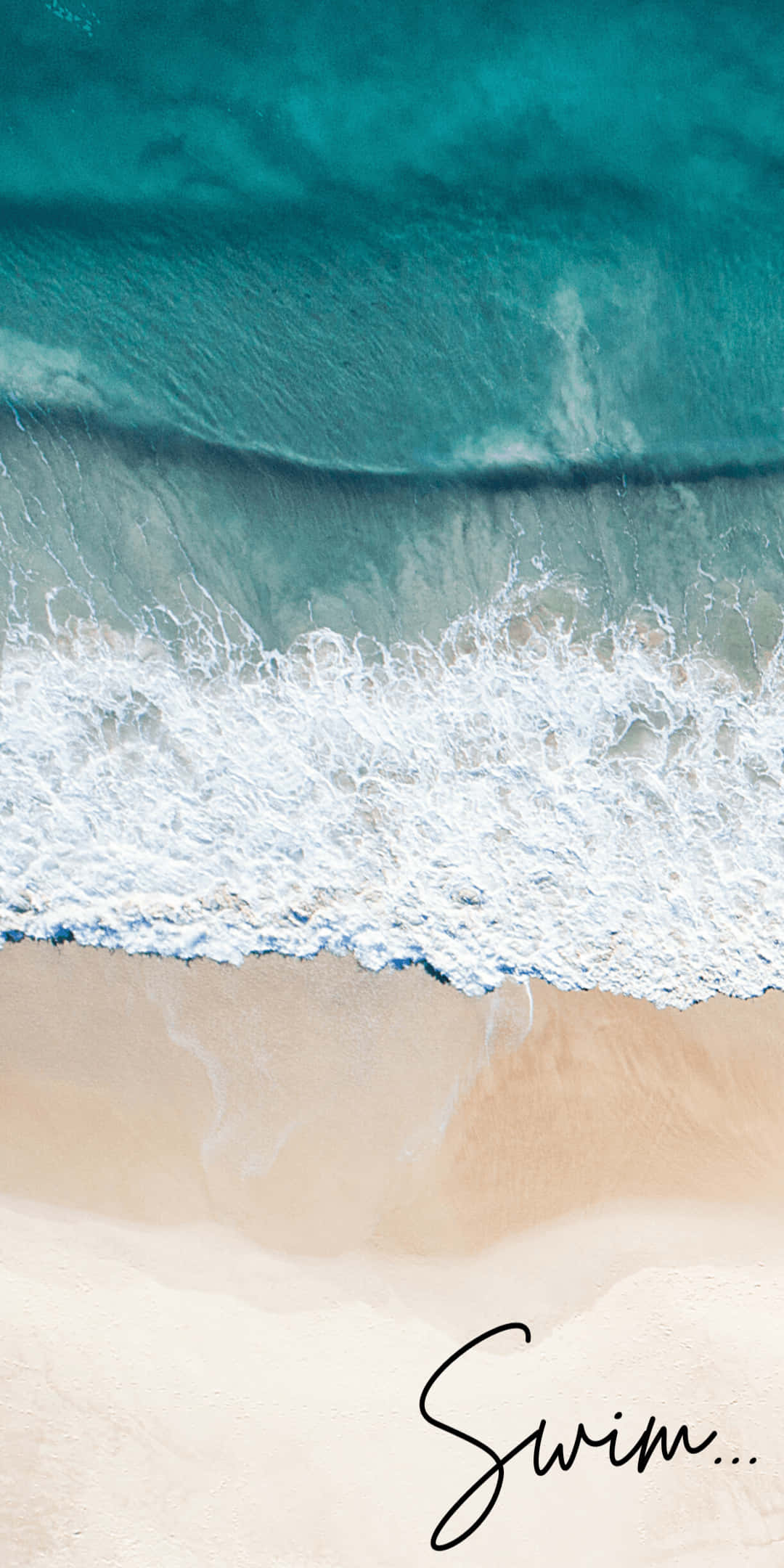 泡立つ波のPixel 3夏壁紙 壁紙