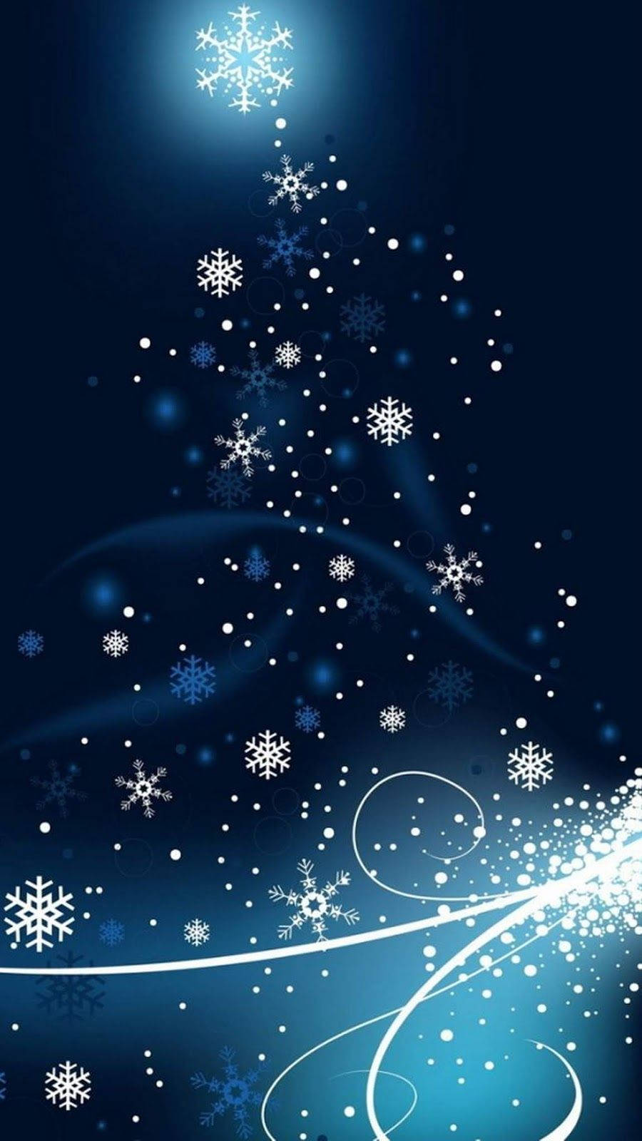 洗練されたアートなクリスマスiPhone 壁紙