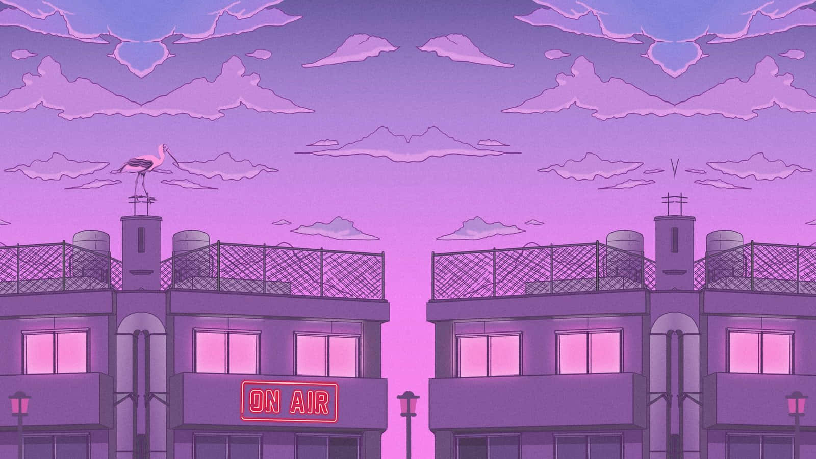活気あふれる大都会、アニメシティ。 壁紙